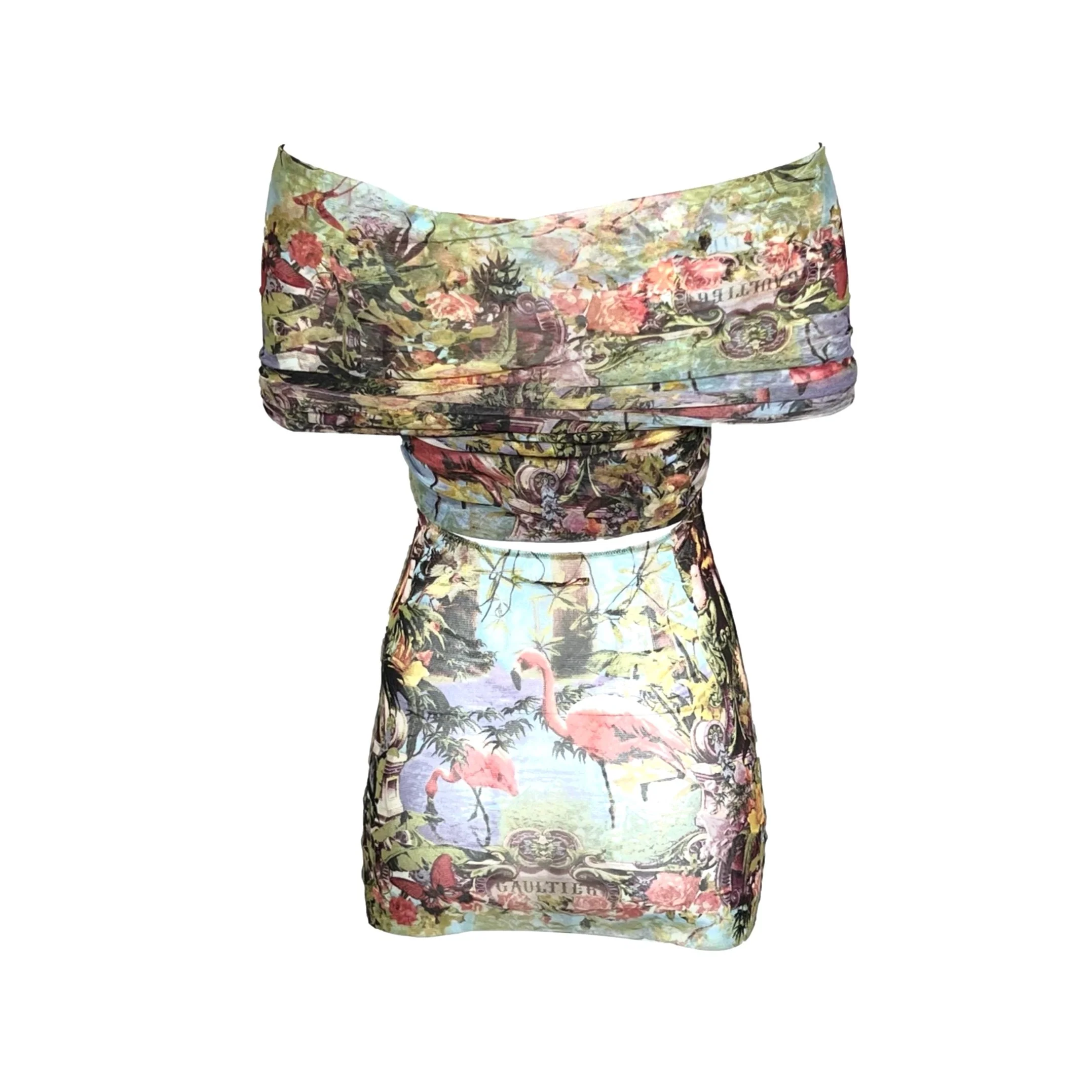 Jean Paul Gaultier Flamingo Tie Dress - Image 2