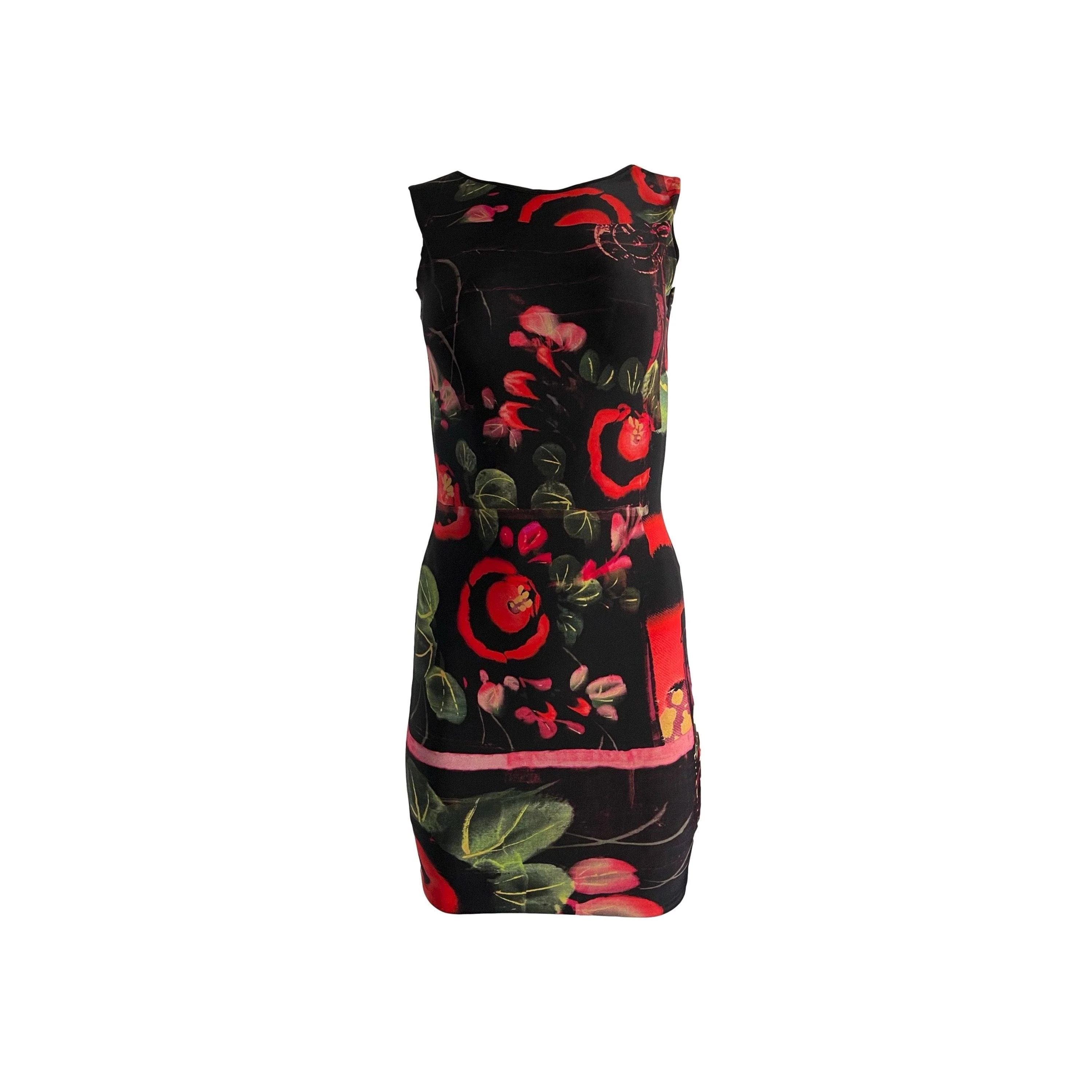 Jean Paul Gaultier Floral Sleeveless Dress