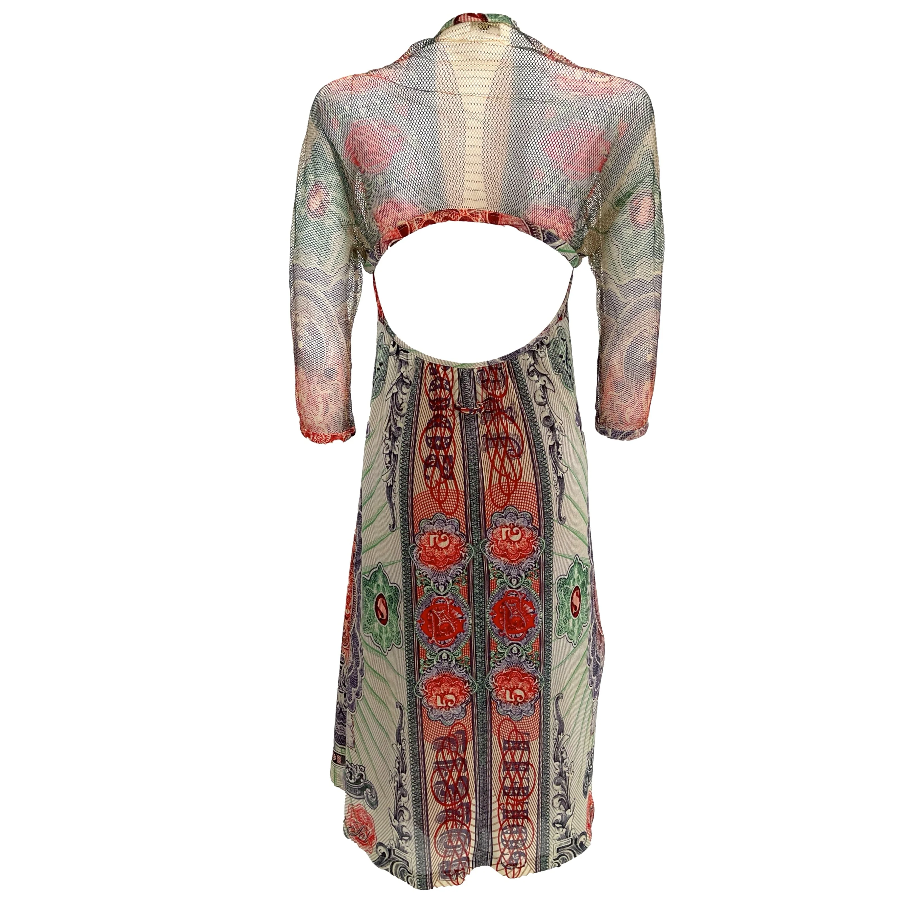 Jean Paul Gaultier Green Currency Dress - Image 2