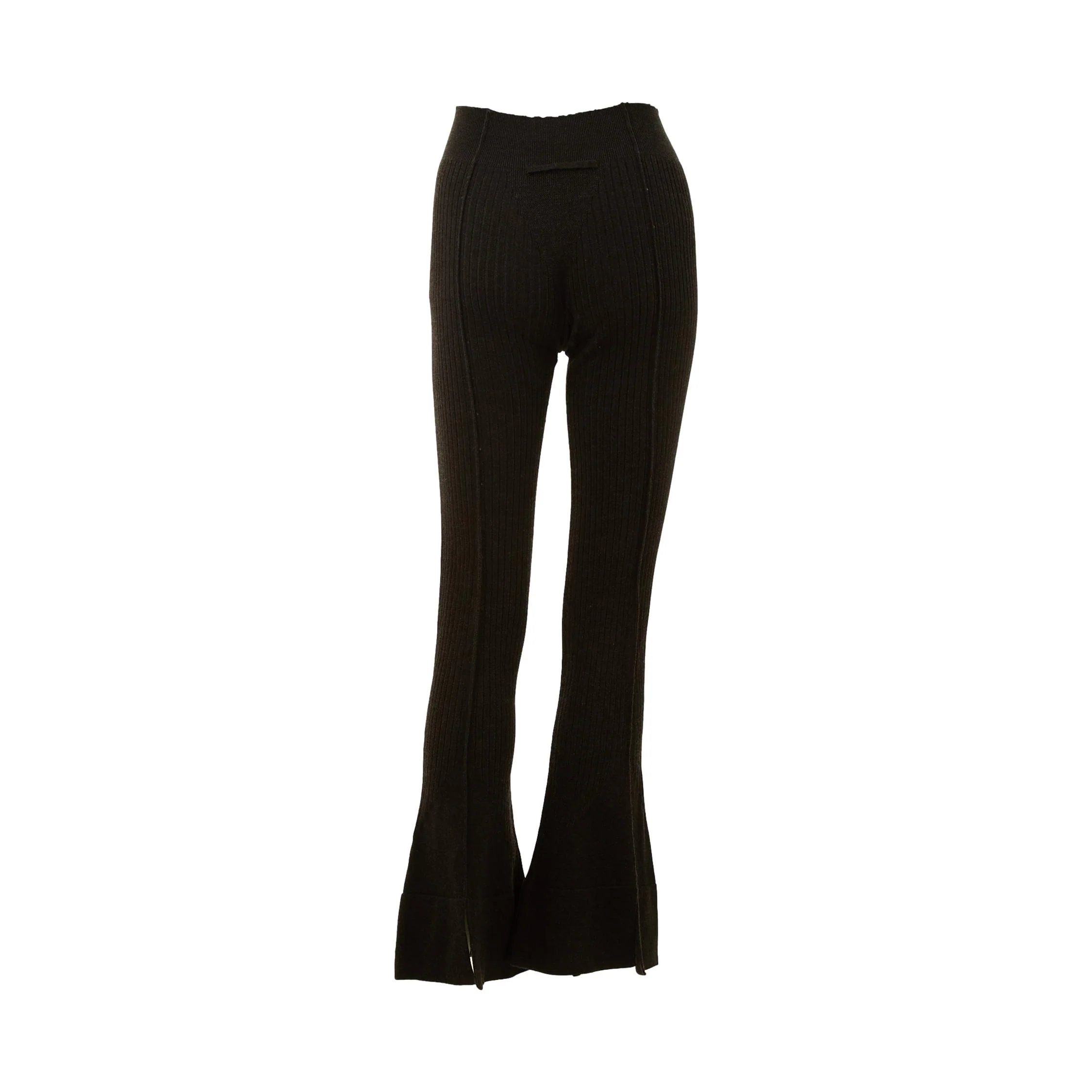 Jean Paul Gaultier Charcoal Ribbed Pants - Image 2