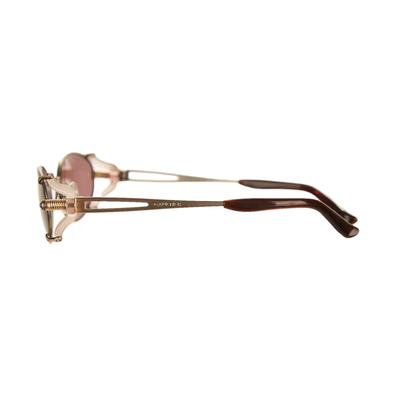 Jean Paul Gaultier Gun Metal Spring Sunglasses - Image 3