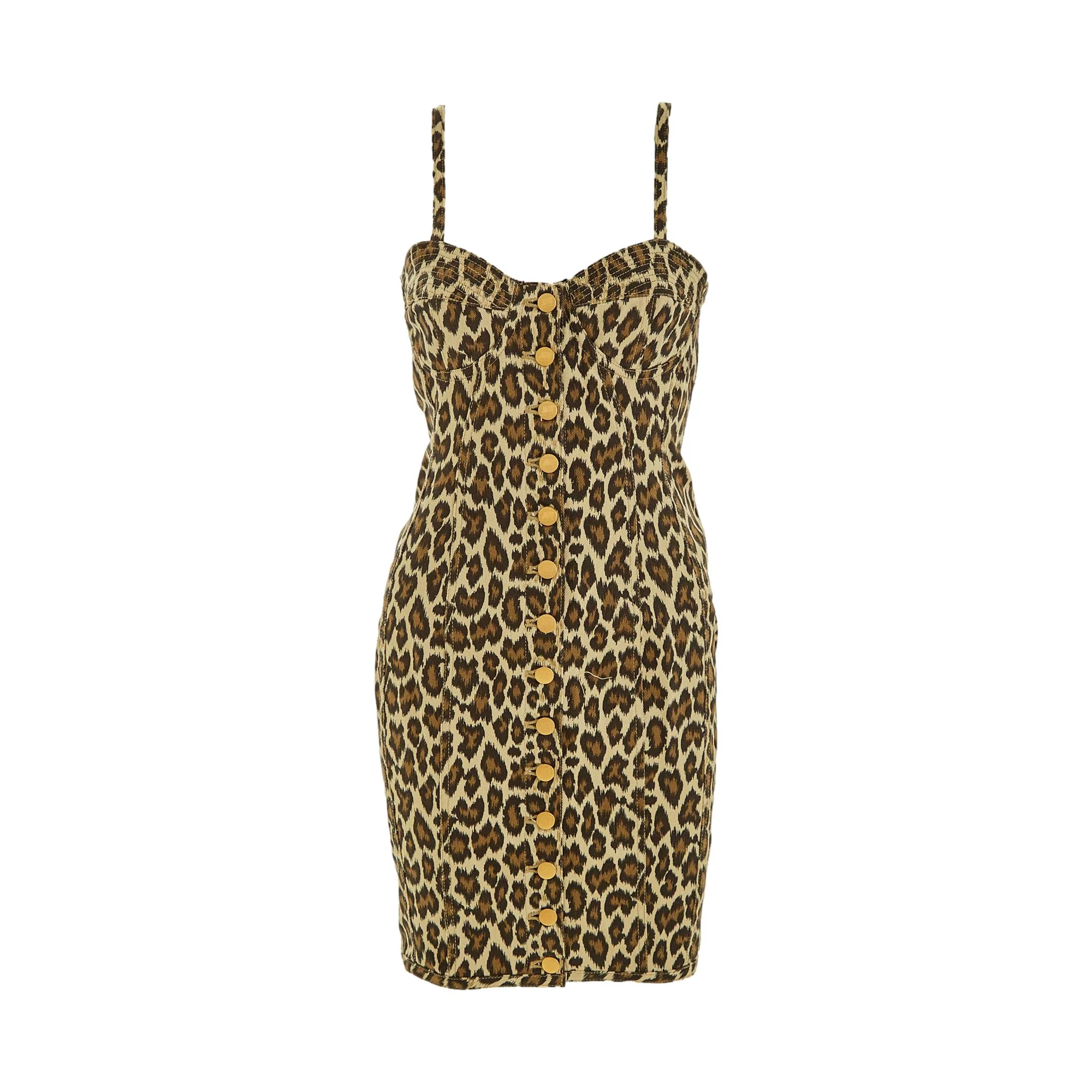 Jean Paul Gaultier Leopard Corset Dress