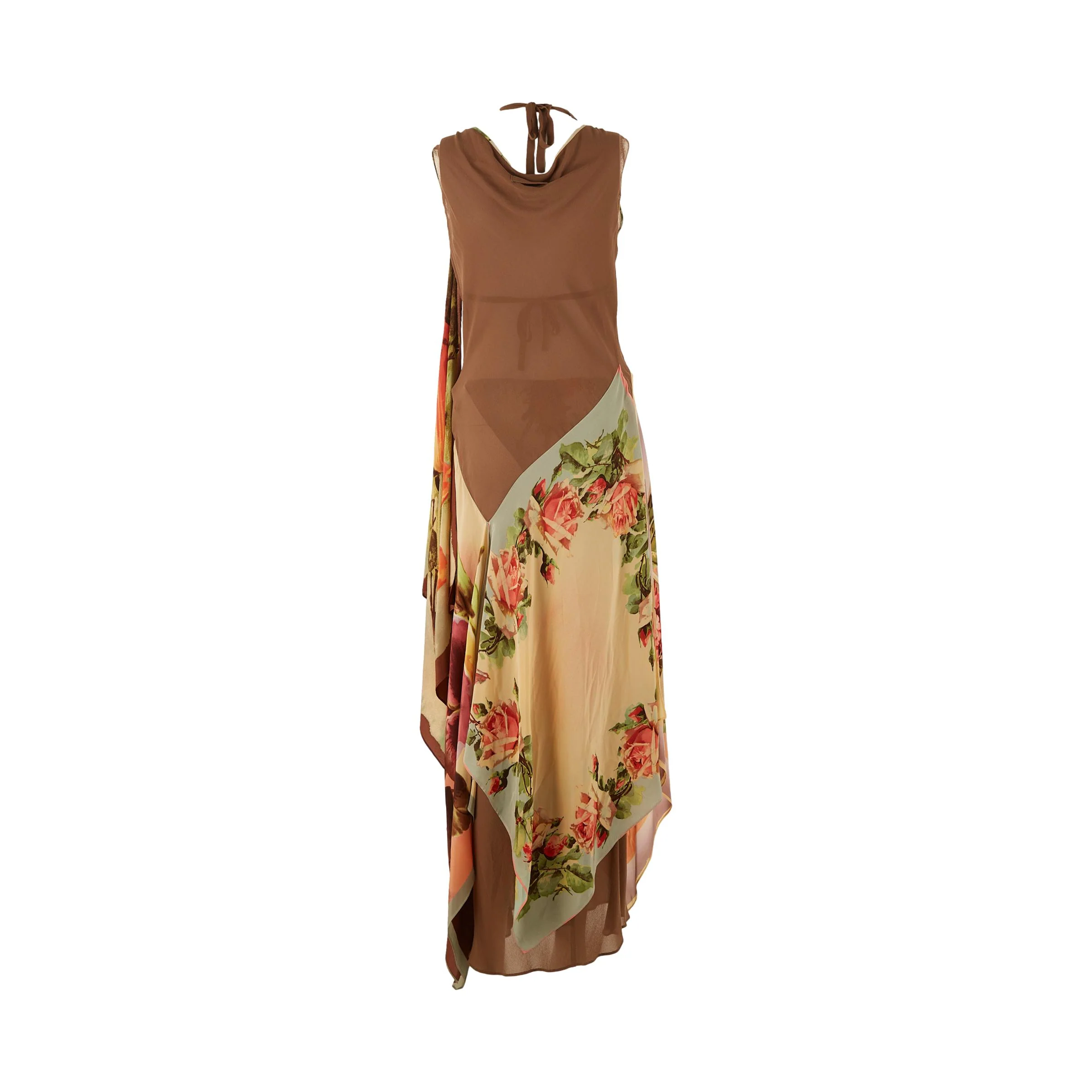 Jean Paul Gaultier Mesh Floral Print Dress Set - Image 3