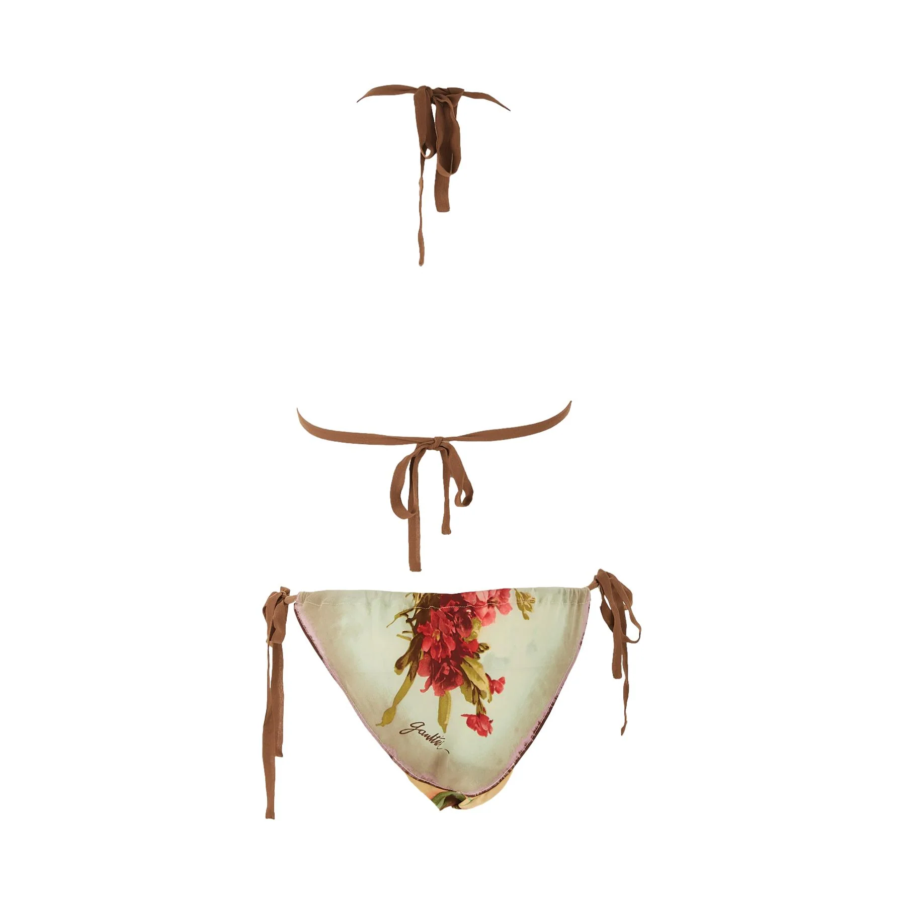 Jean Paul Gaultier Mesh Floral Print Dress Set - Image 4