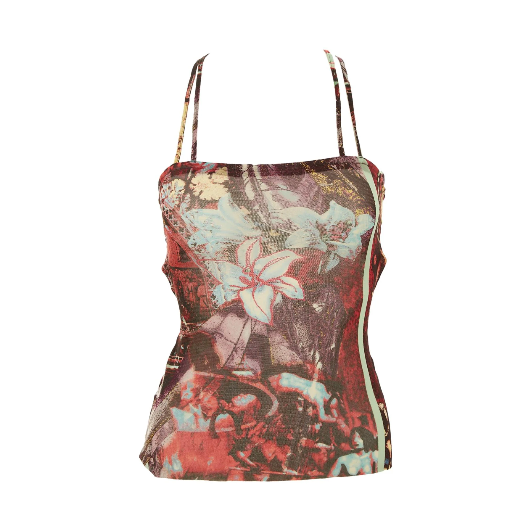 Jean Paul Gaultier Mesh Halter Top