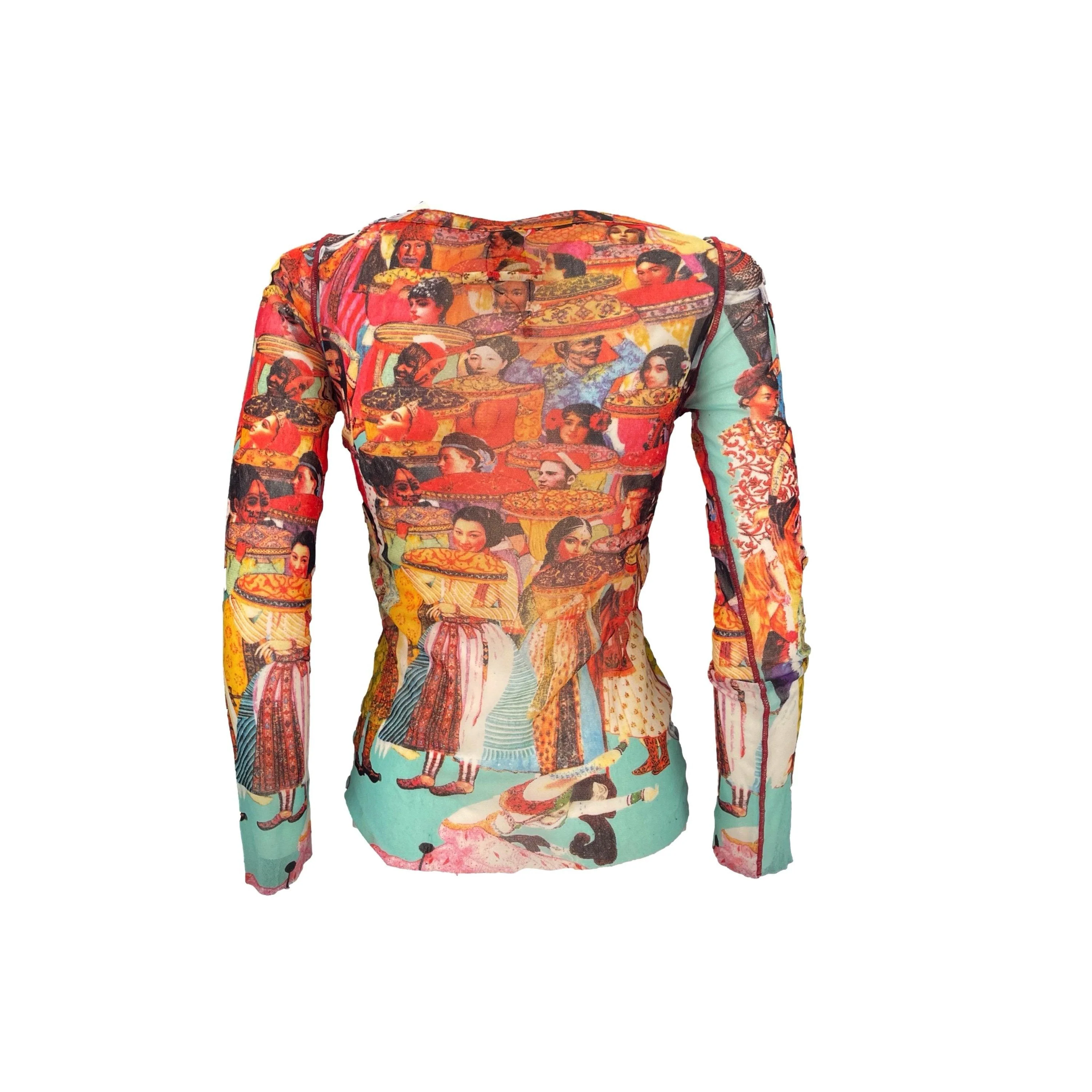 Jean Paul Gaultier Multicolor Print Long Sleeve - Image 2