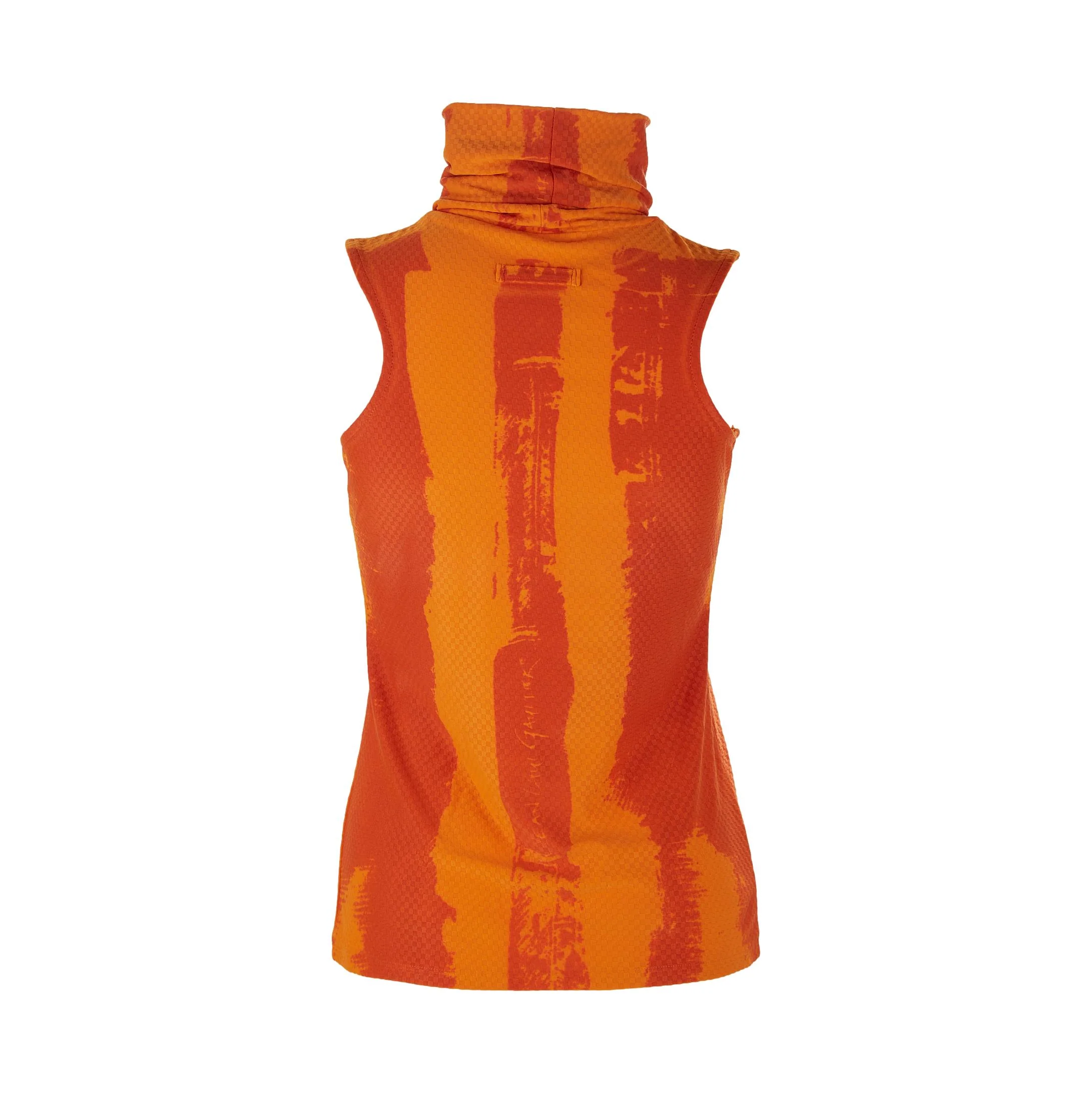 Jean Paul Gaultier Orange Print Tank - Image 2