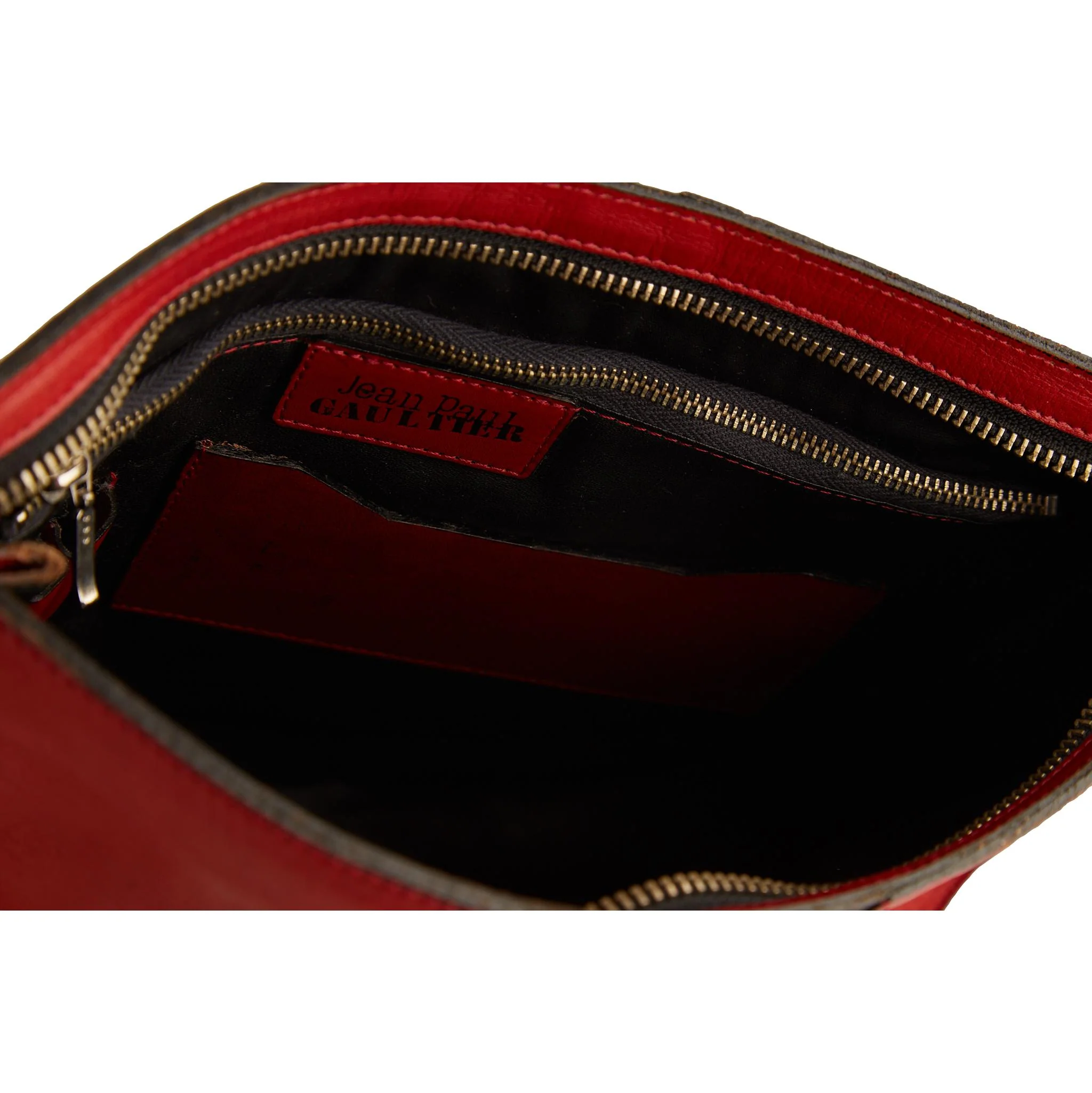 Jean Paul Gaultier Red Checkered Clutch - Image 4