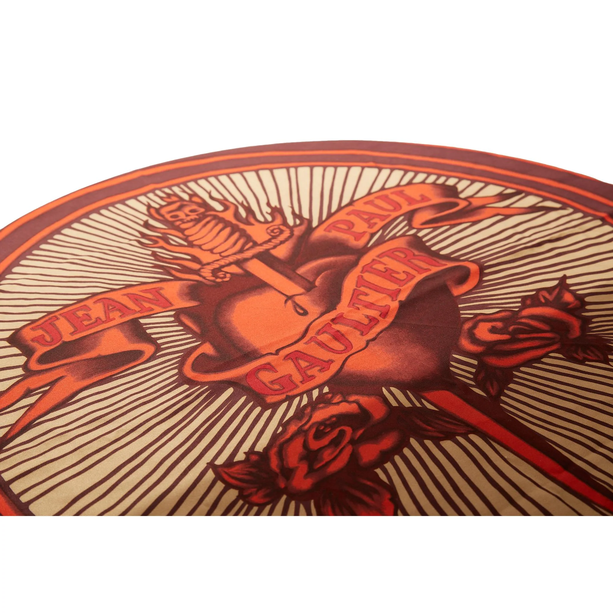 Jean Paul Gaultier Red Tattoo Scarf