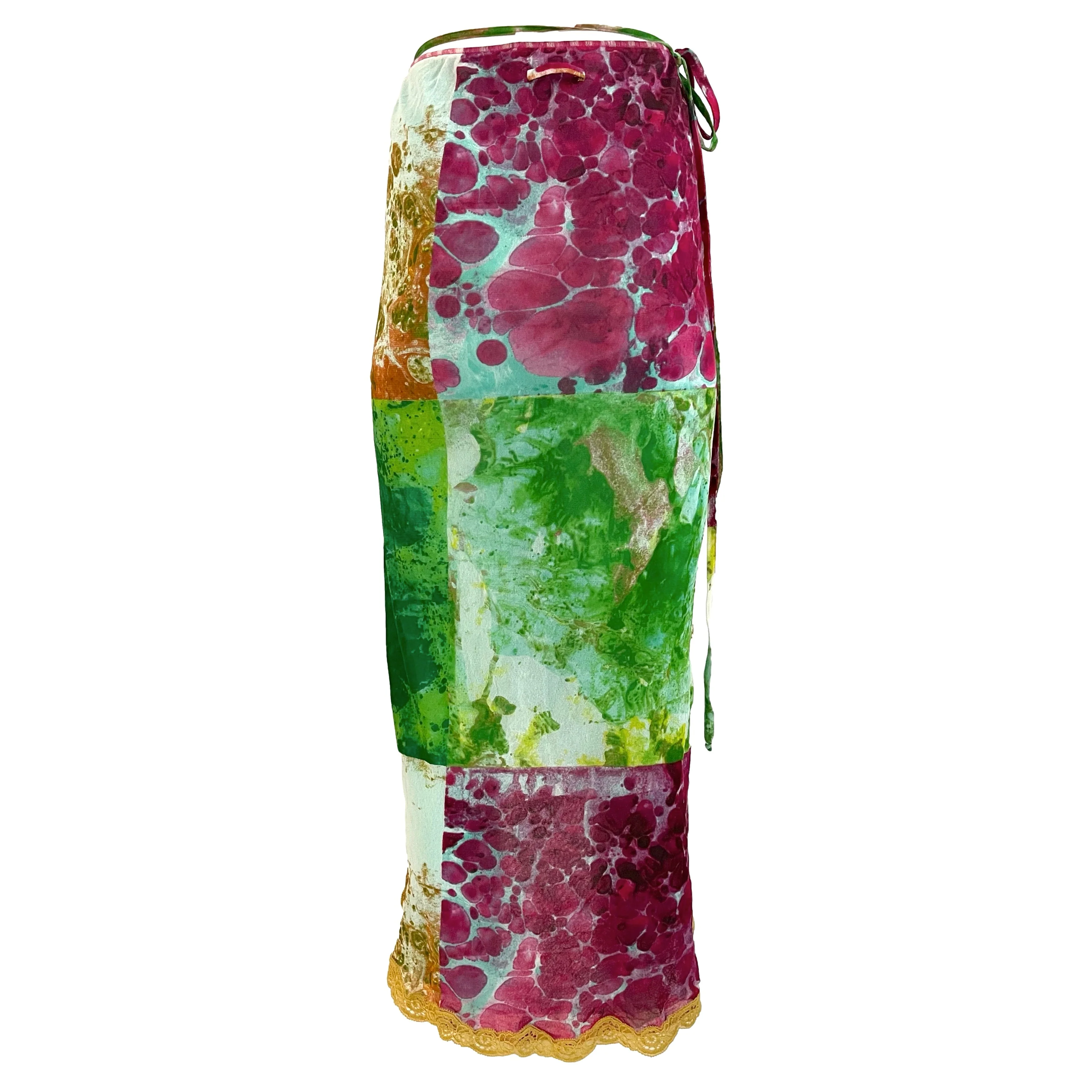 Jean Paul Gaultier Mesh Wrap Skirt - Image 2