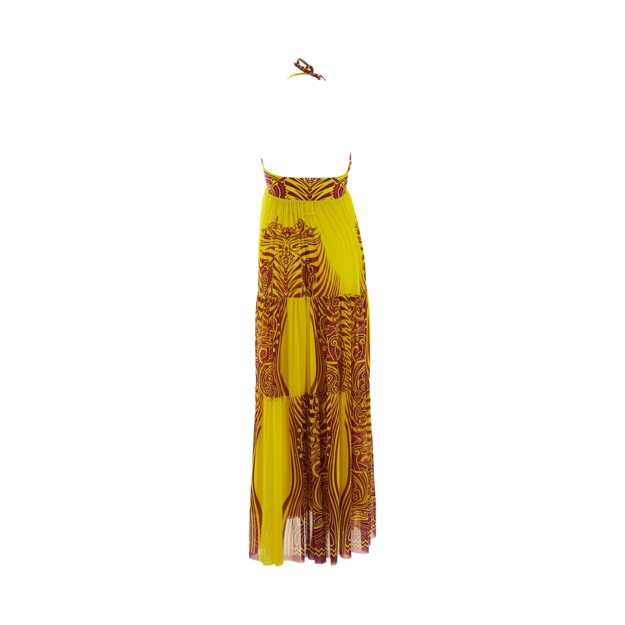 Jean Paul Gaultier Yellow Print Maxi Dress - Image 2