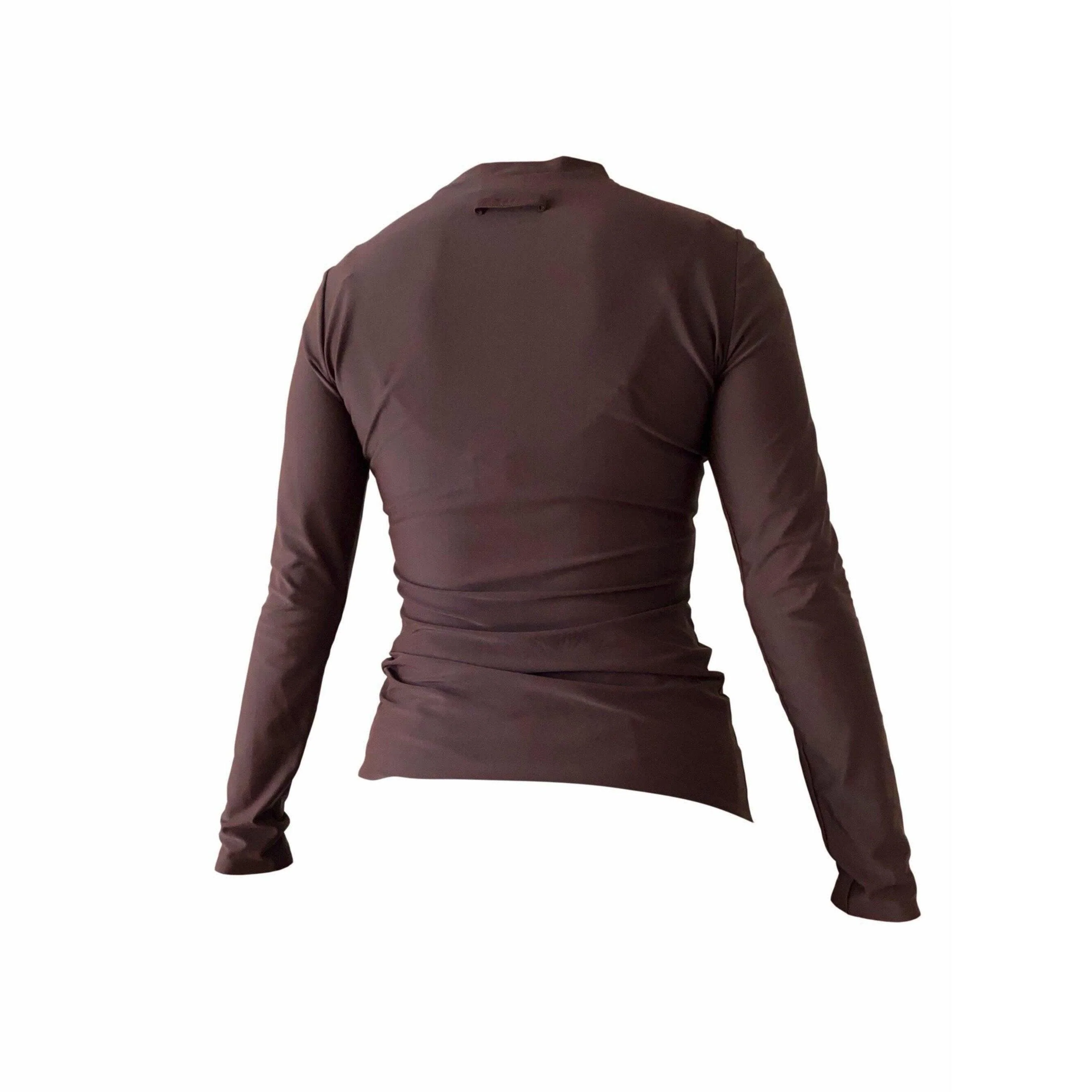 Jean Paul Gautier Brown Print Long Sleeve - Image 2