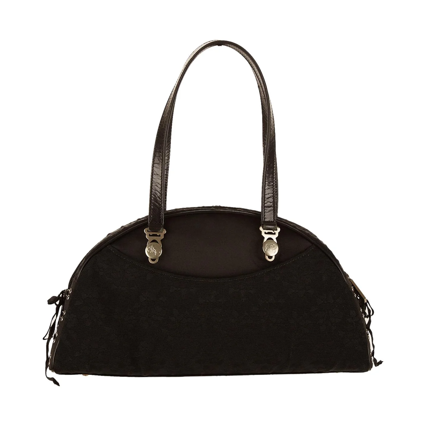 Galliano Black Lace Shoulder Bag - Image 2