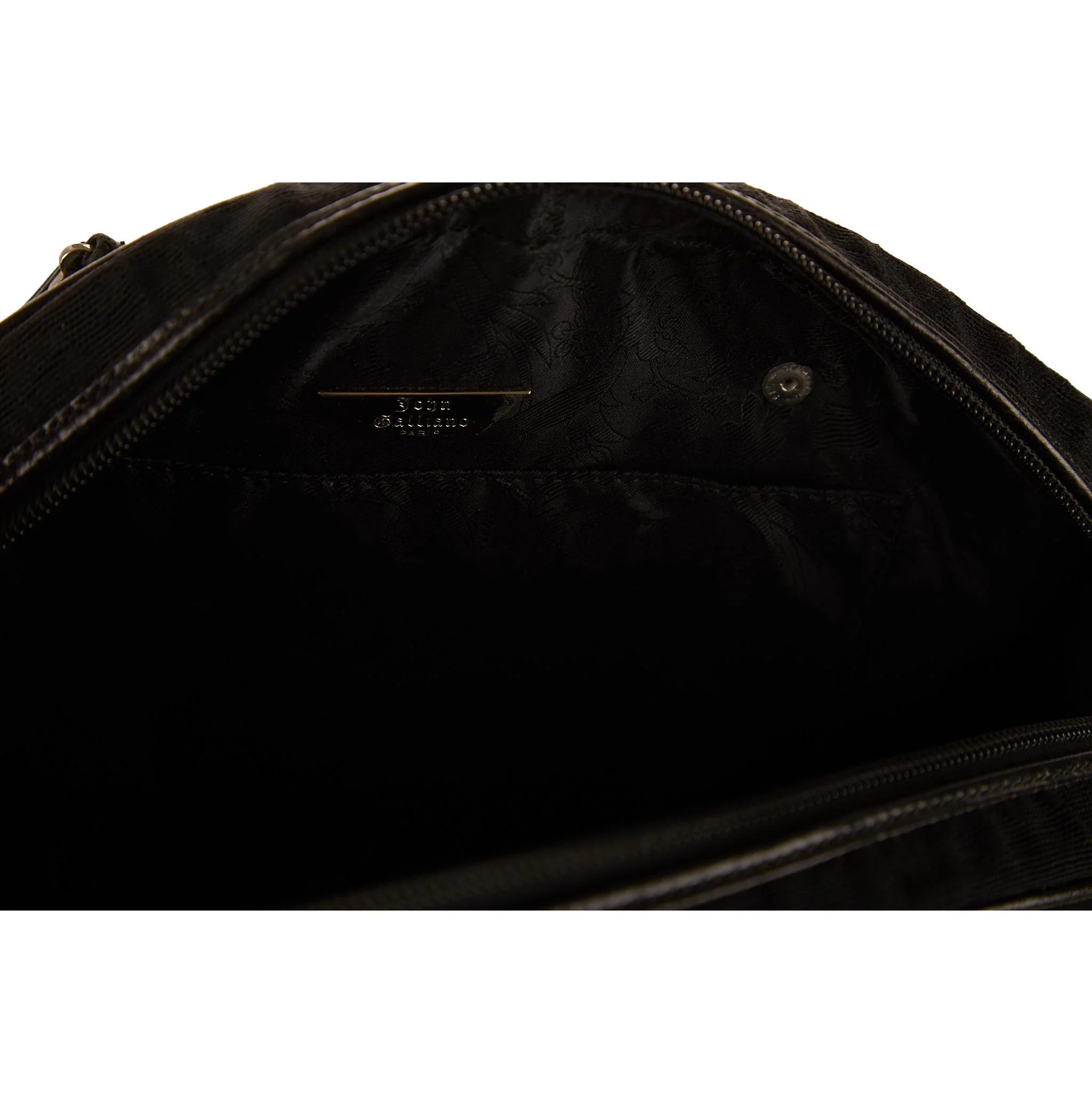 Galliano Black Lace Shoulder Bag - Image 4