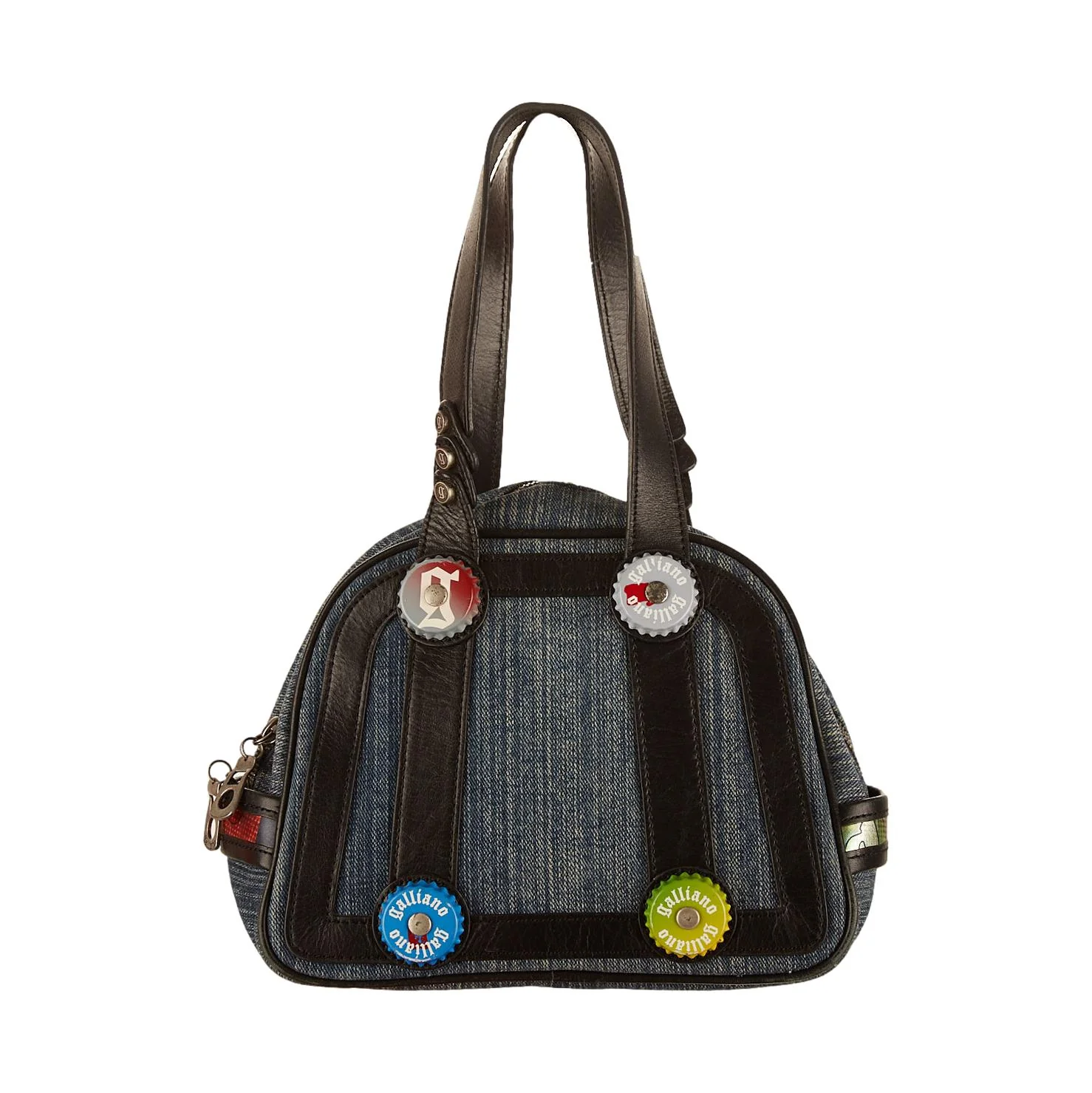 Galliano Denim Bottle Cap Bag - Image 2