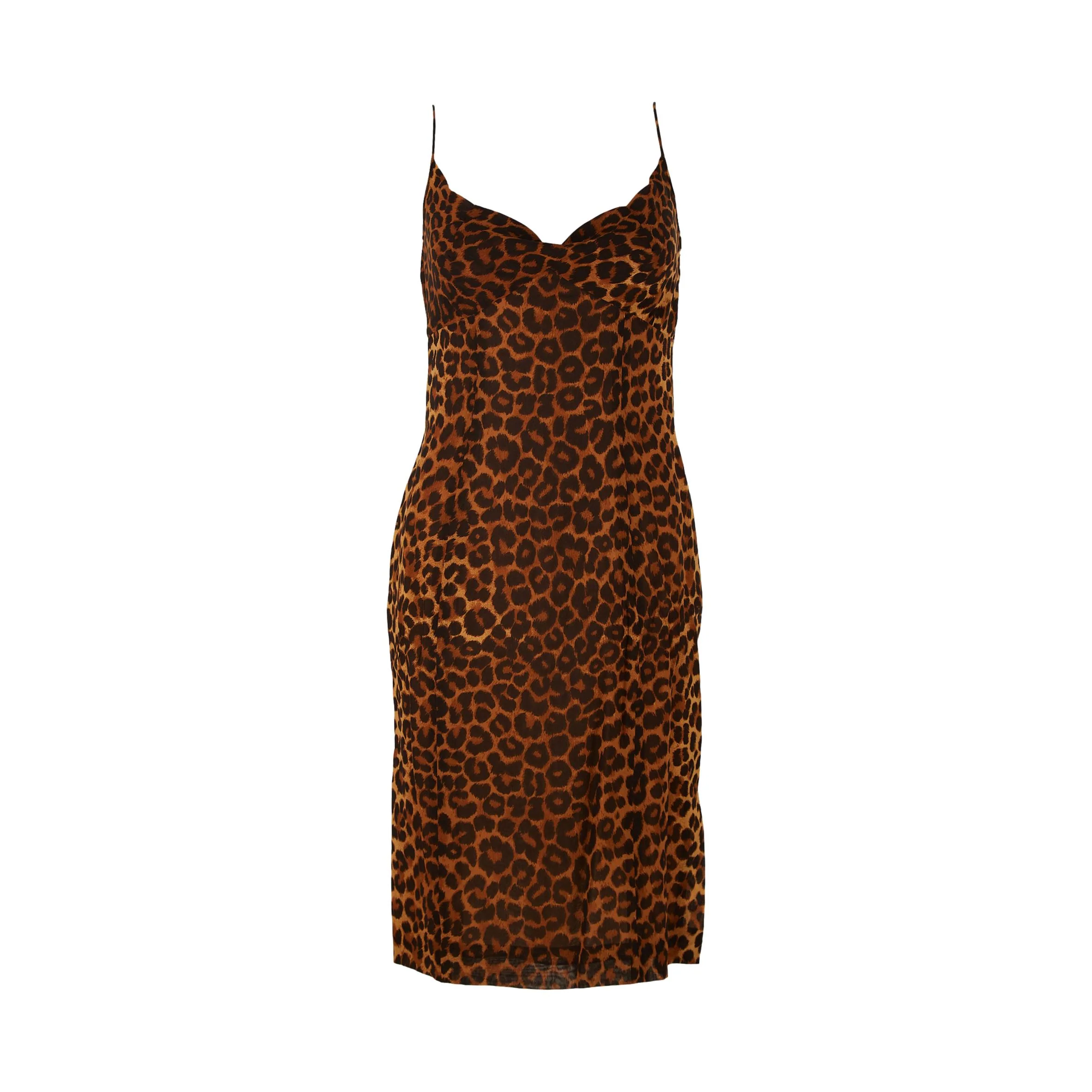 Galliano Cheetah Print Dress