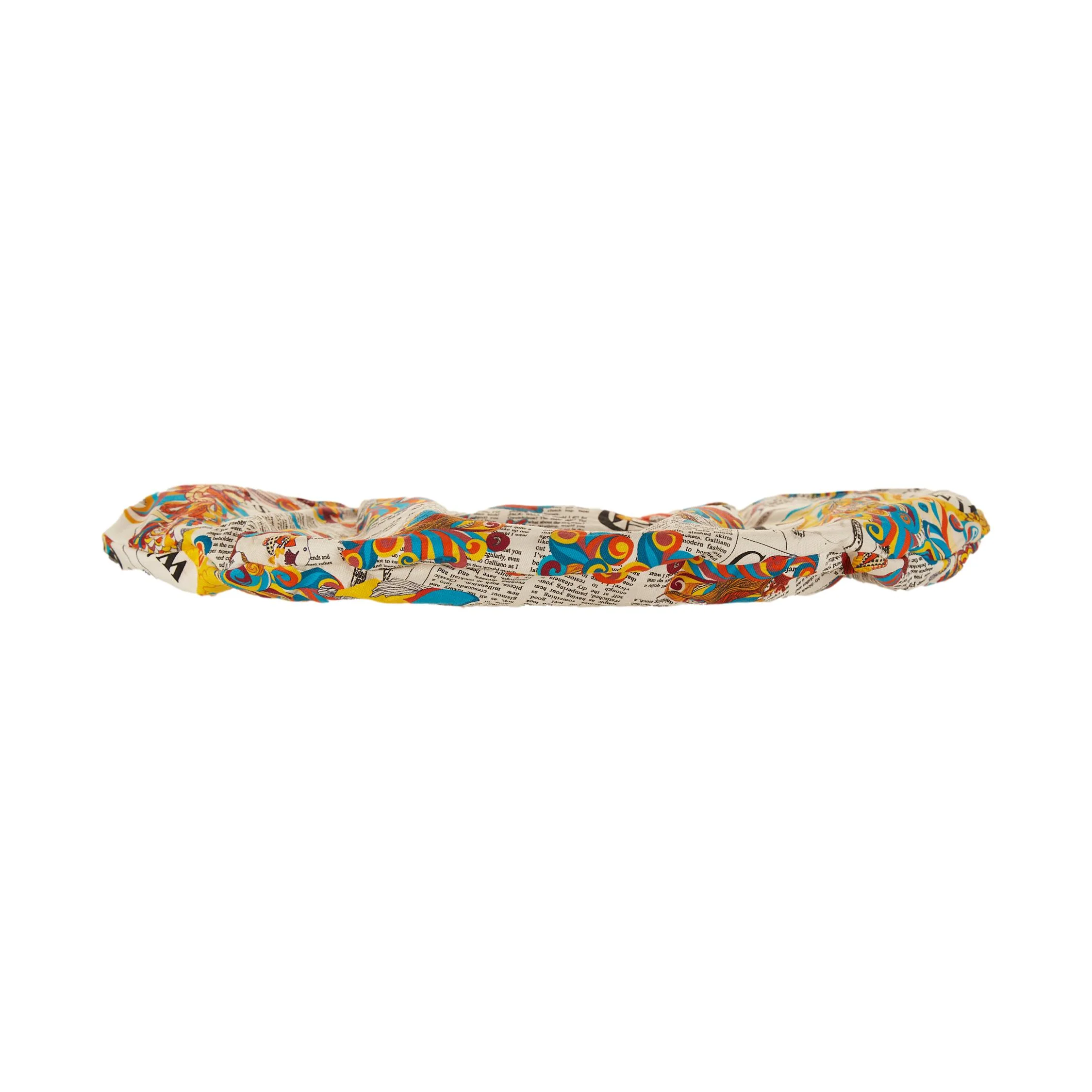 Galliano Newsprint Jumbo Ring Top Handle Bag - Image 3
