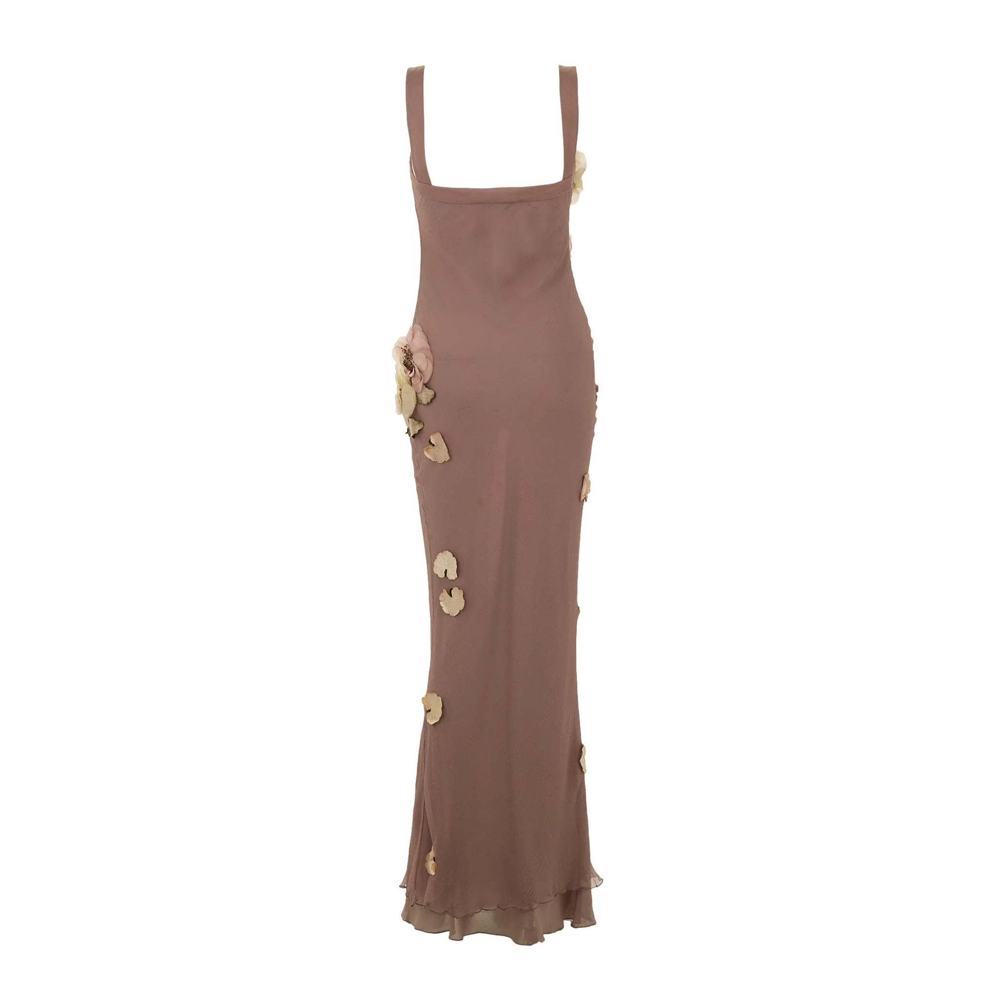 Dior Purple Floral Silk Gown - Image 4