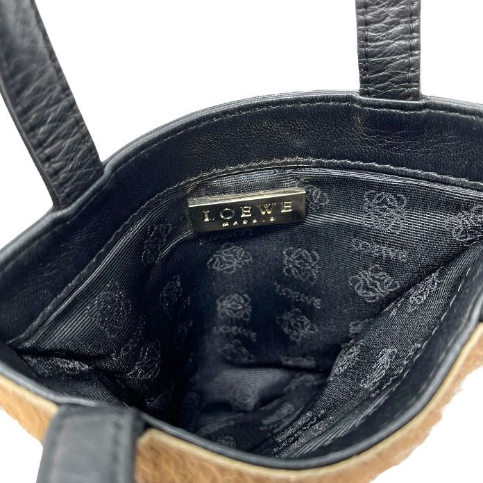 Loewe Cheetah Print Mini Fur Bag - Image 3