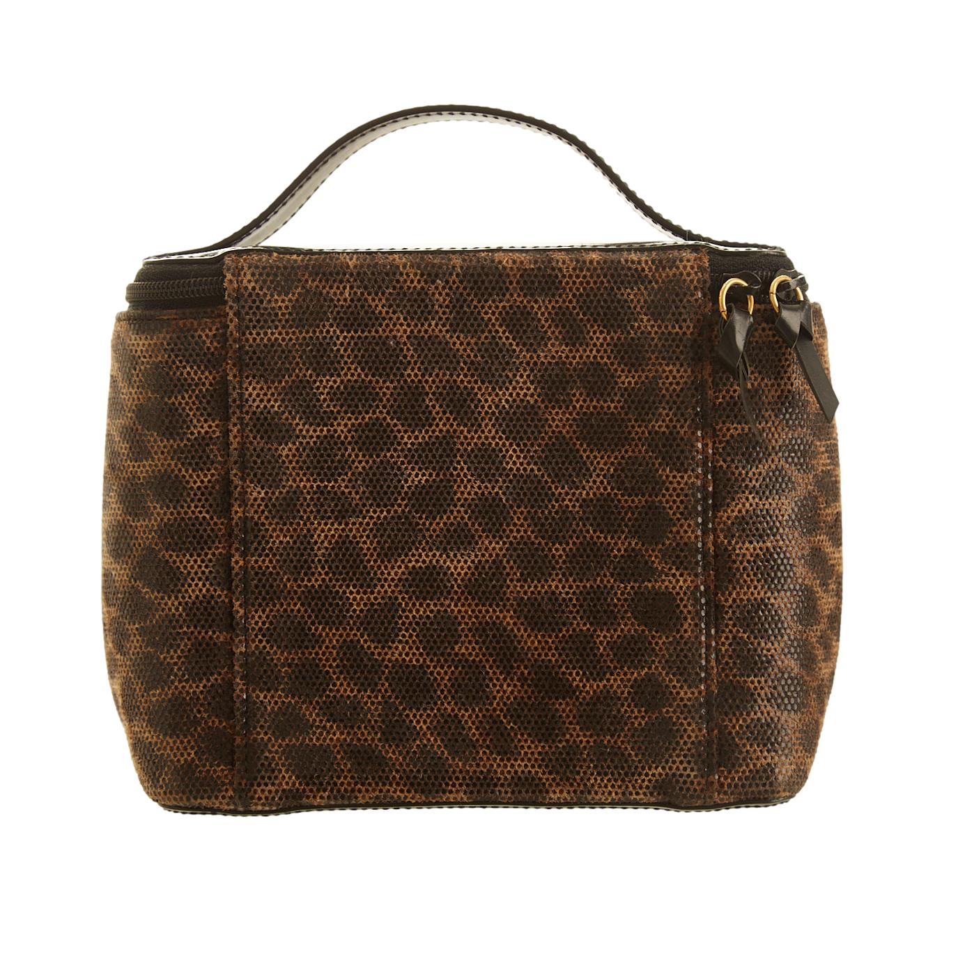 Loewe Cheetah Print Mini Top Handle Bag - Image 2
