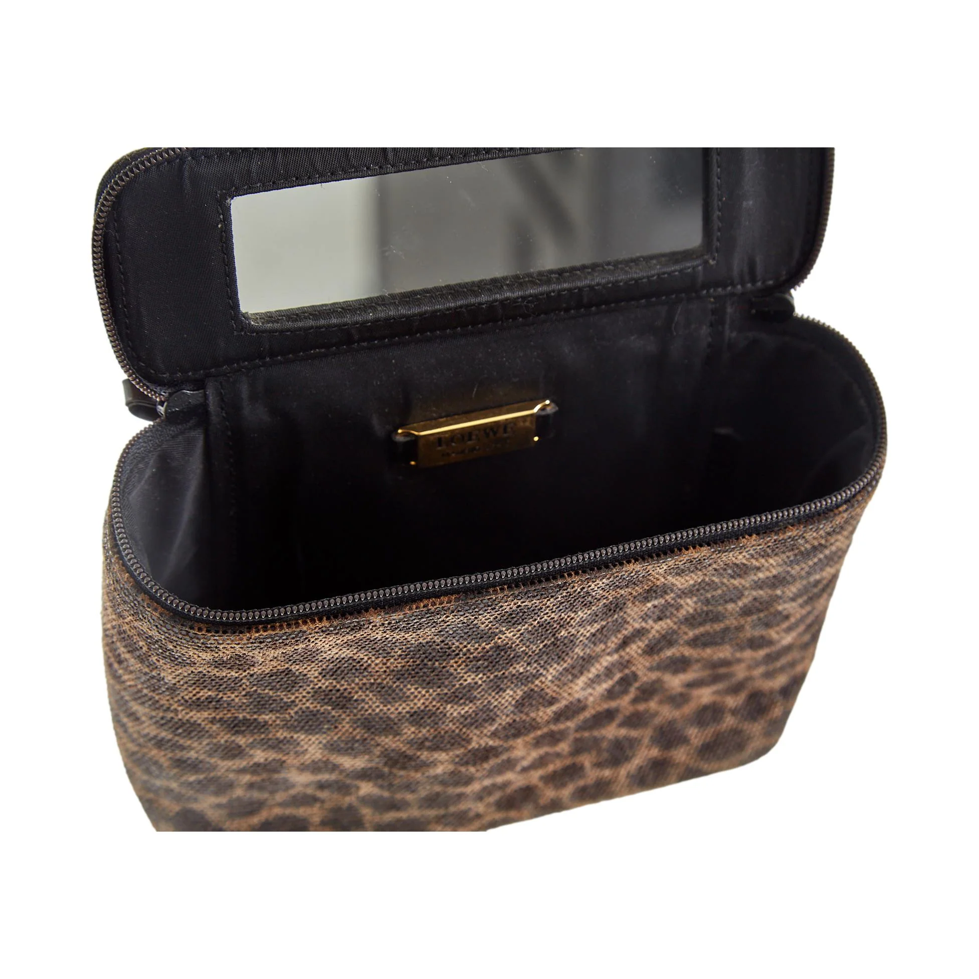 Loewe Cheetah Print Mini Top Handle Bag - Image 4
