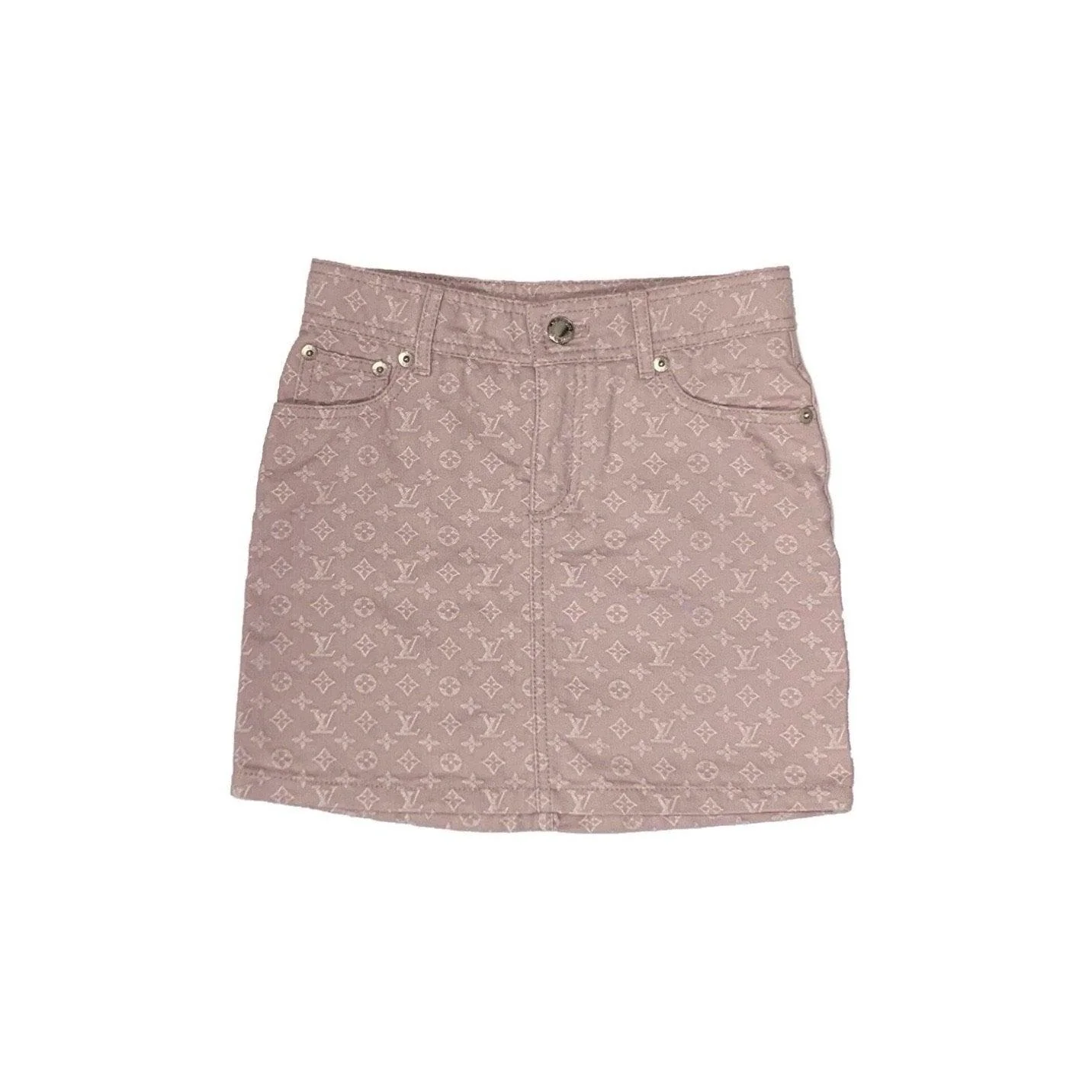Louis Vuitton Baby Pink Skirt - Image 2
