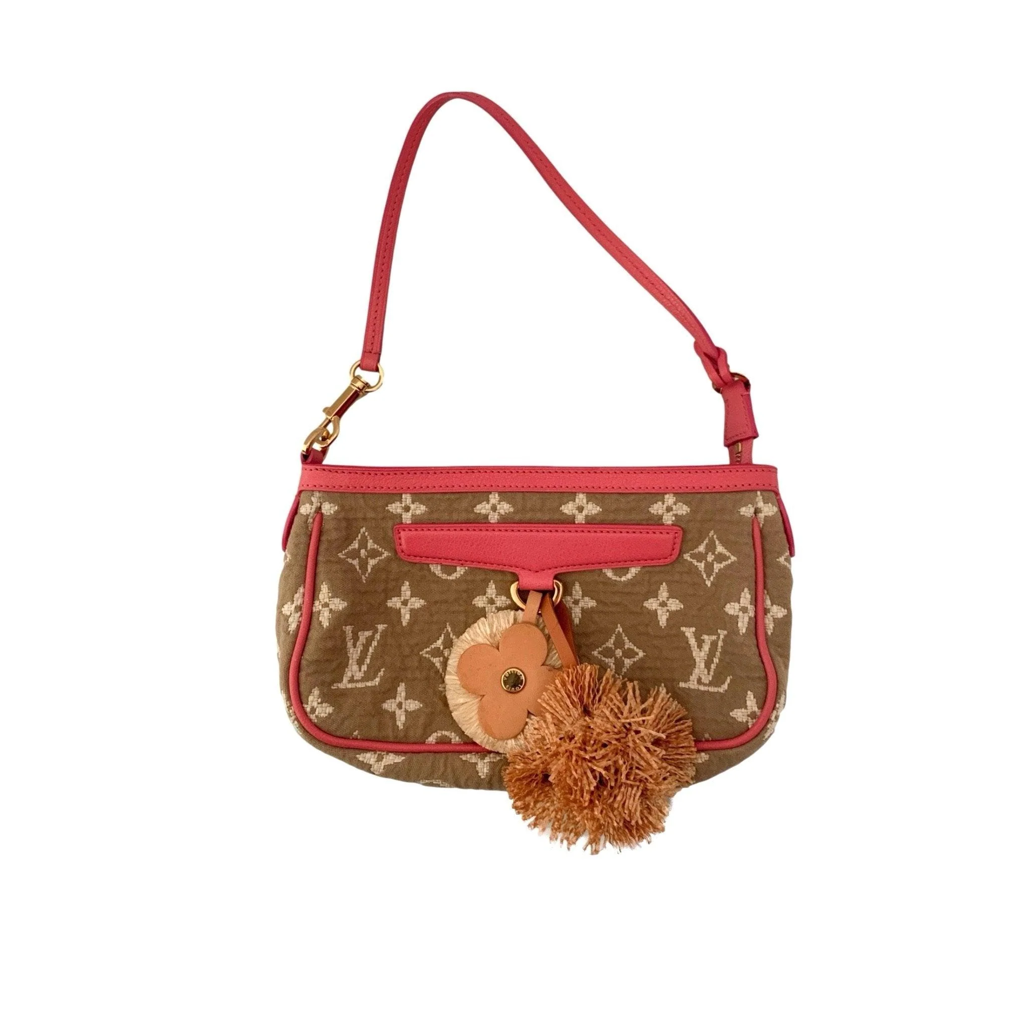Louis Vuitton Beige Monogram Shoulder Bag - Image 2