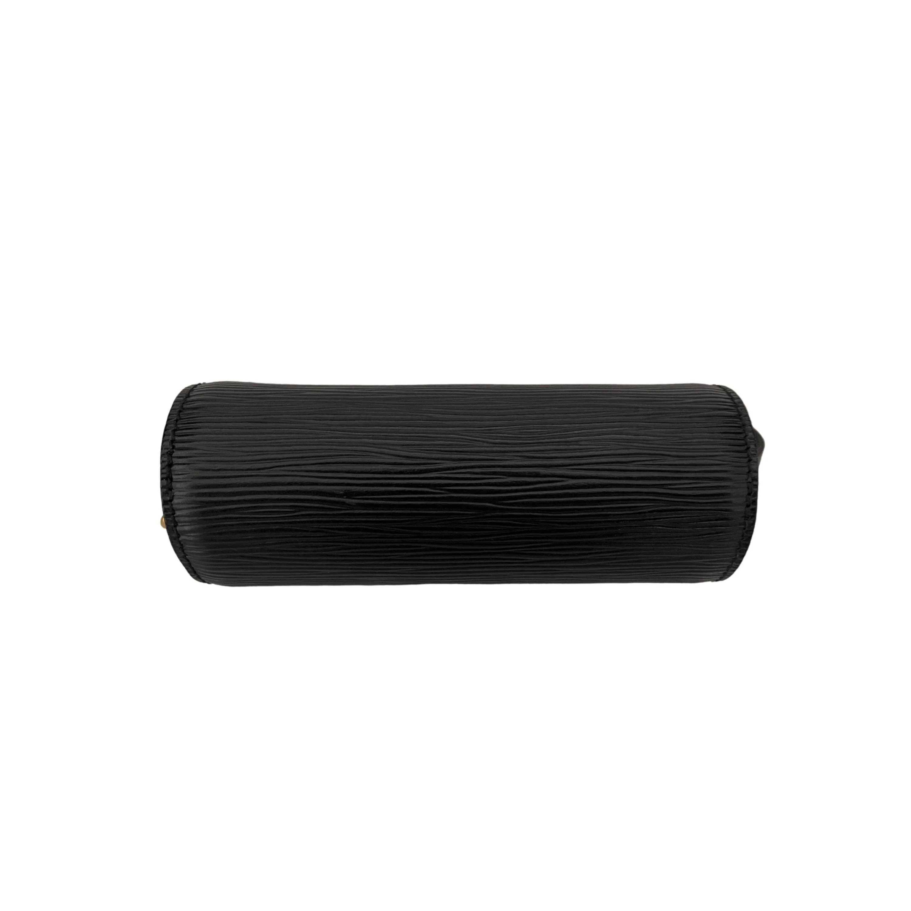 Louis Vuitton Black Epi Micro Cylinder Bag - Image 3