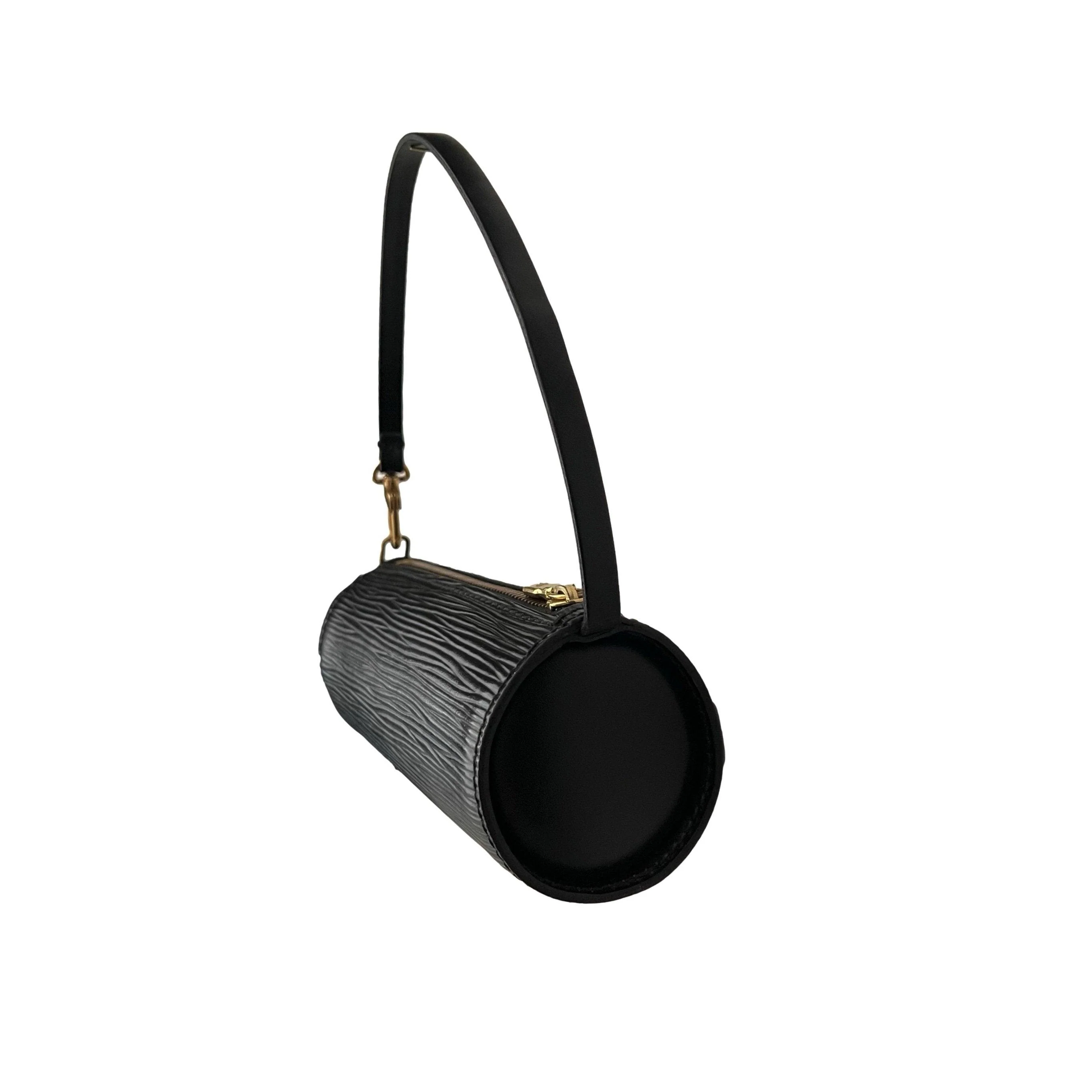 Louis Vuitton Black Epi Micro Cylinder Bag - Image 4