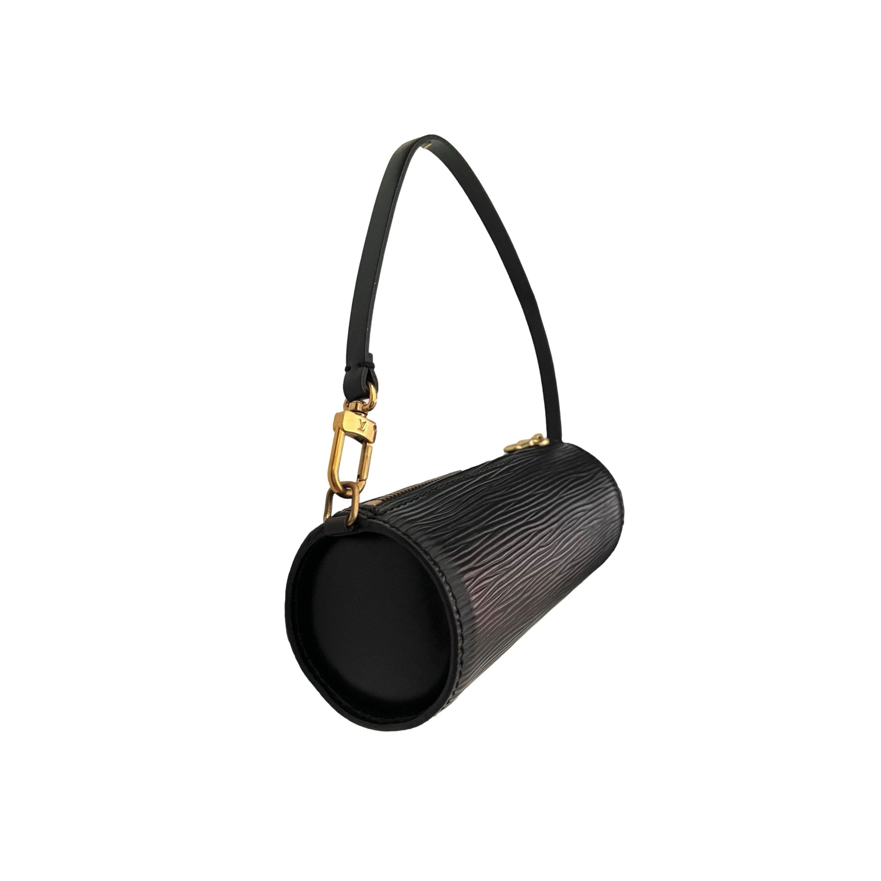 Louis Vuitton Black Epi Micro Cylinder Bag - Image 5