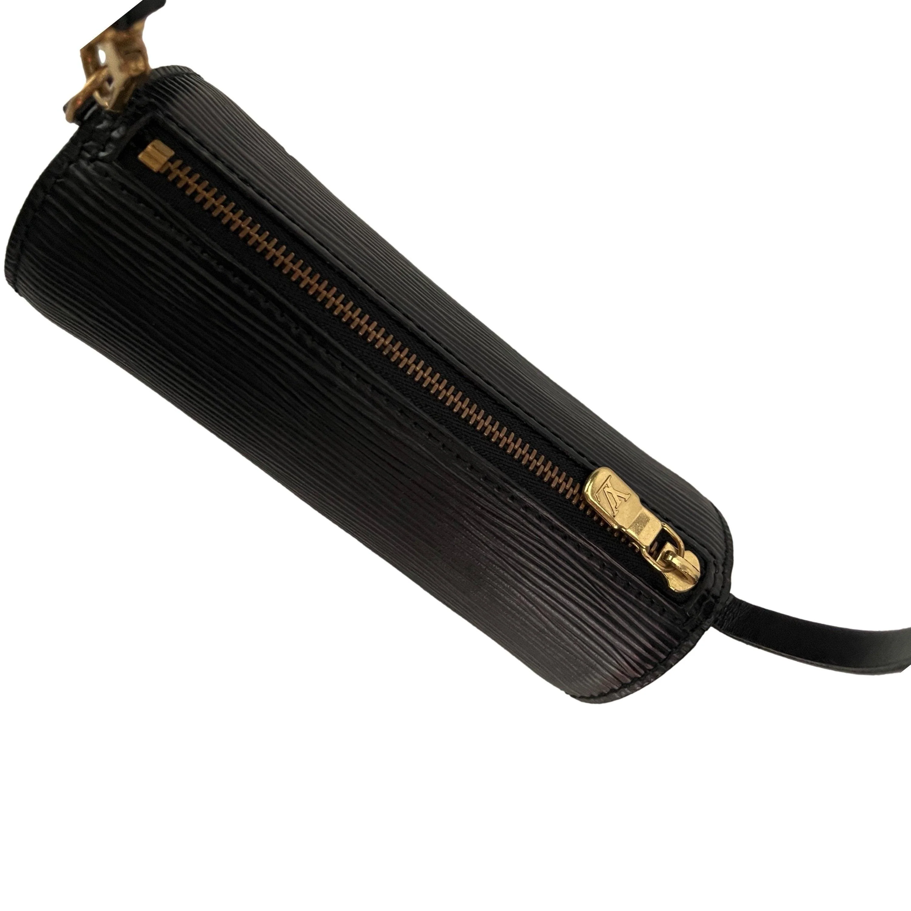 Louis Vuitton Black Epi Micro Cylinder Bag - Image 6