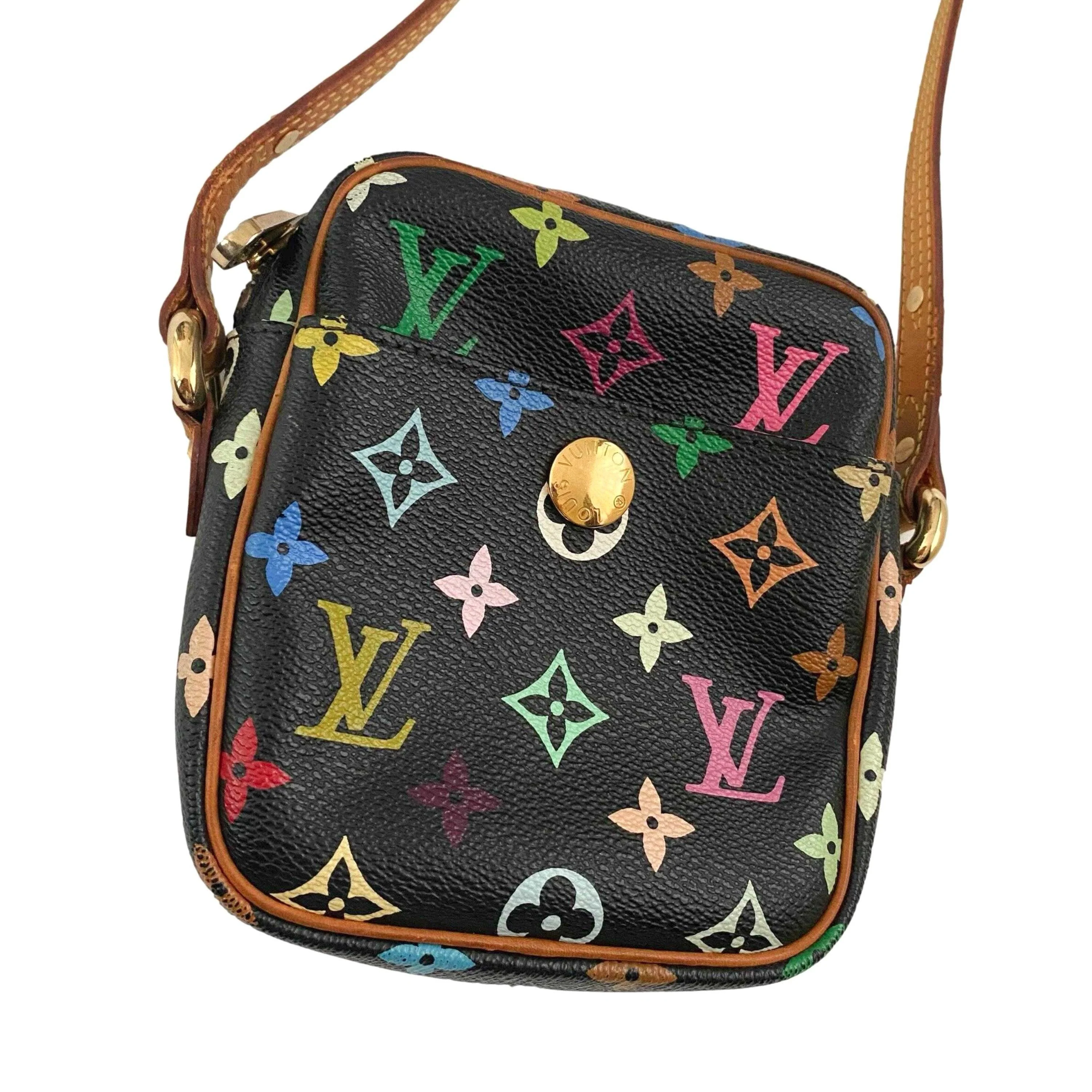 Louis Vuitton Black Monogram Crossbody Bag - Image 3