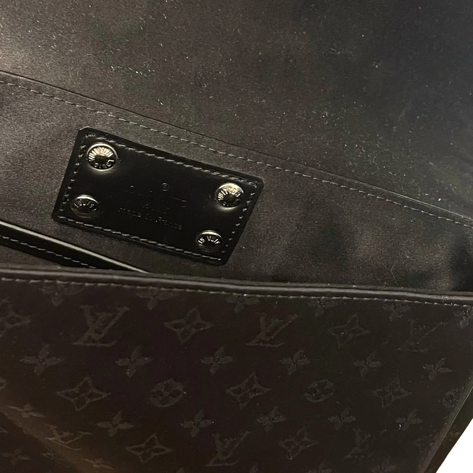 Louis Vuitton Black Monogram Mushroom Crossbody Bag - Image 4