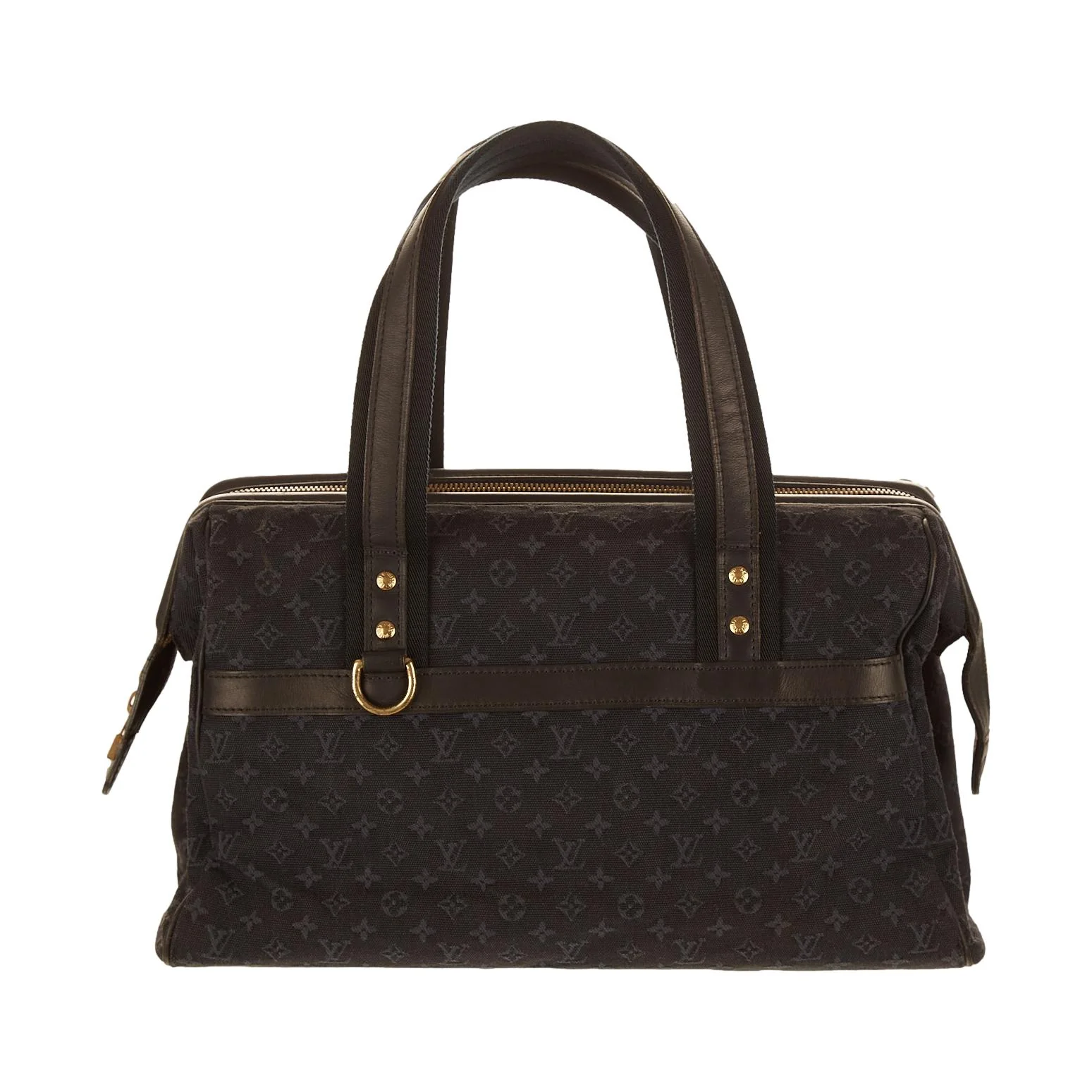 Louis Vuitton Navy Monogram Top Handle Bag