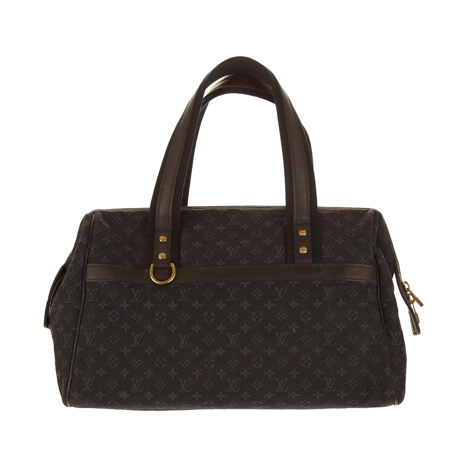 Louis Vuitton Navy Monogram Top Handle Bag - Image 2