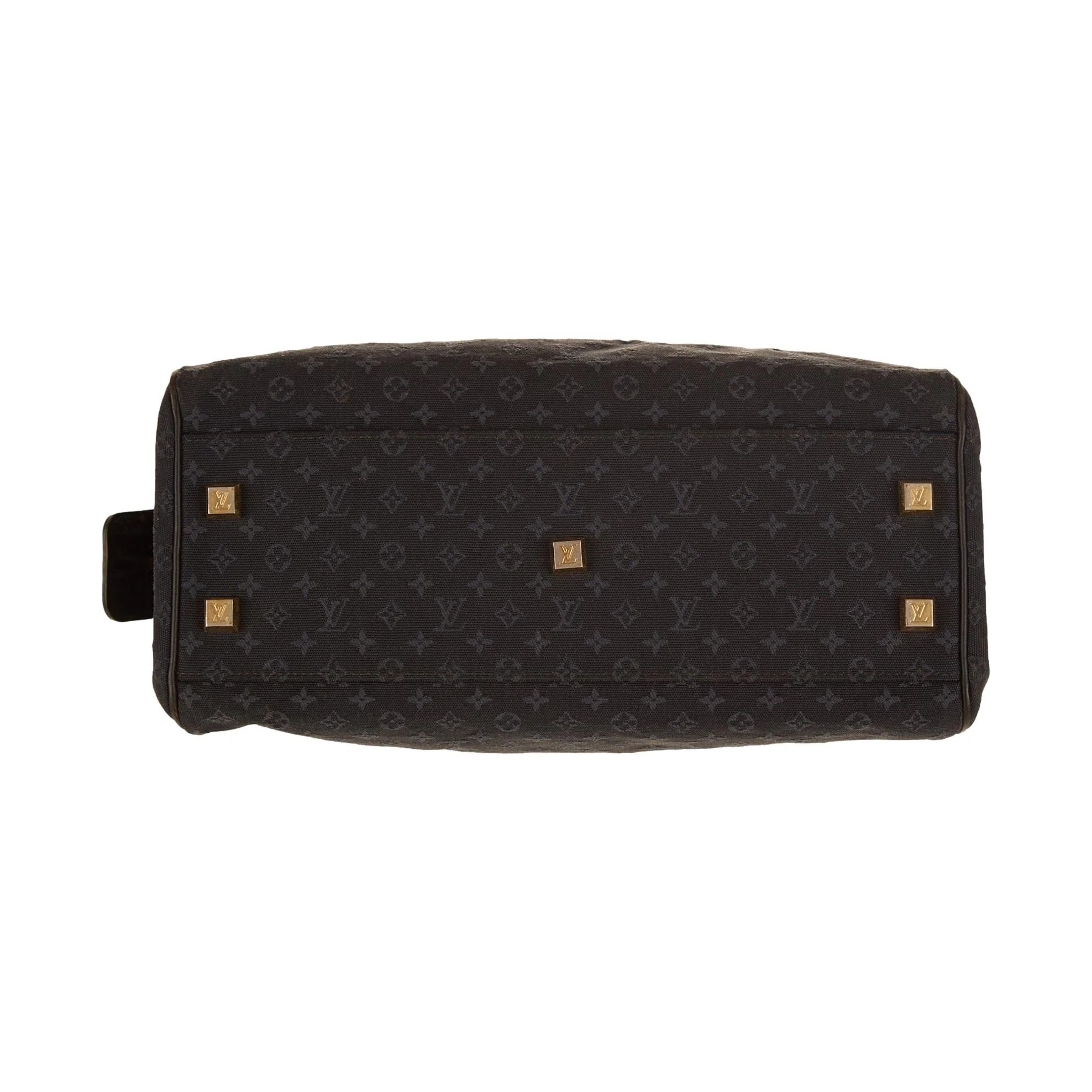 Louis Vuitton Navy Monogram Top Handle Bag - Image 3