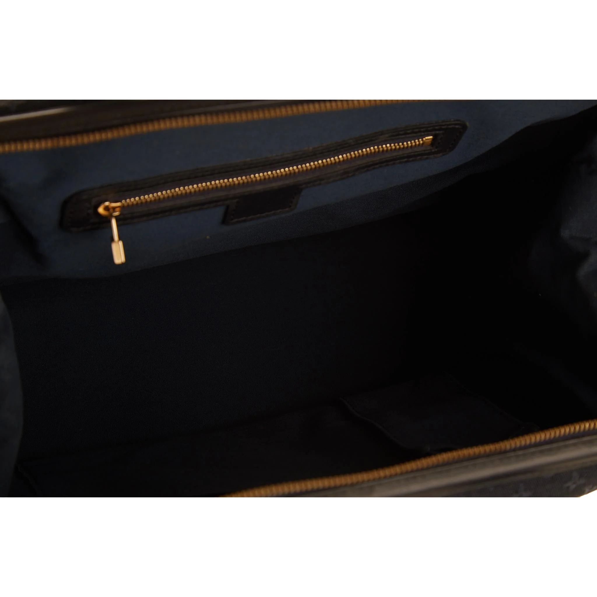 Louis Vuitton Navy Monogram Top Handle Bag - Image 4