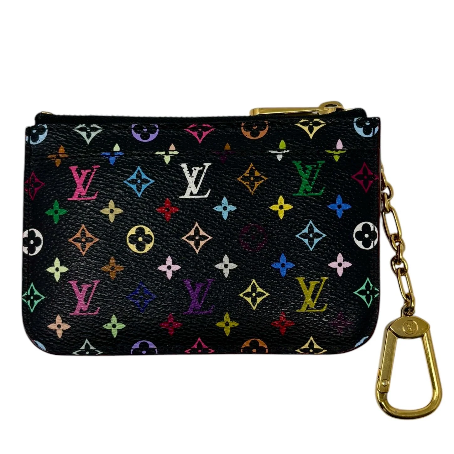 Louis Vuitton Black Murakami Keychain Wallet - Image 2