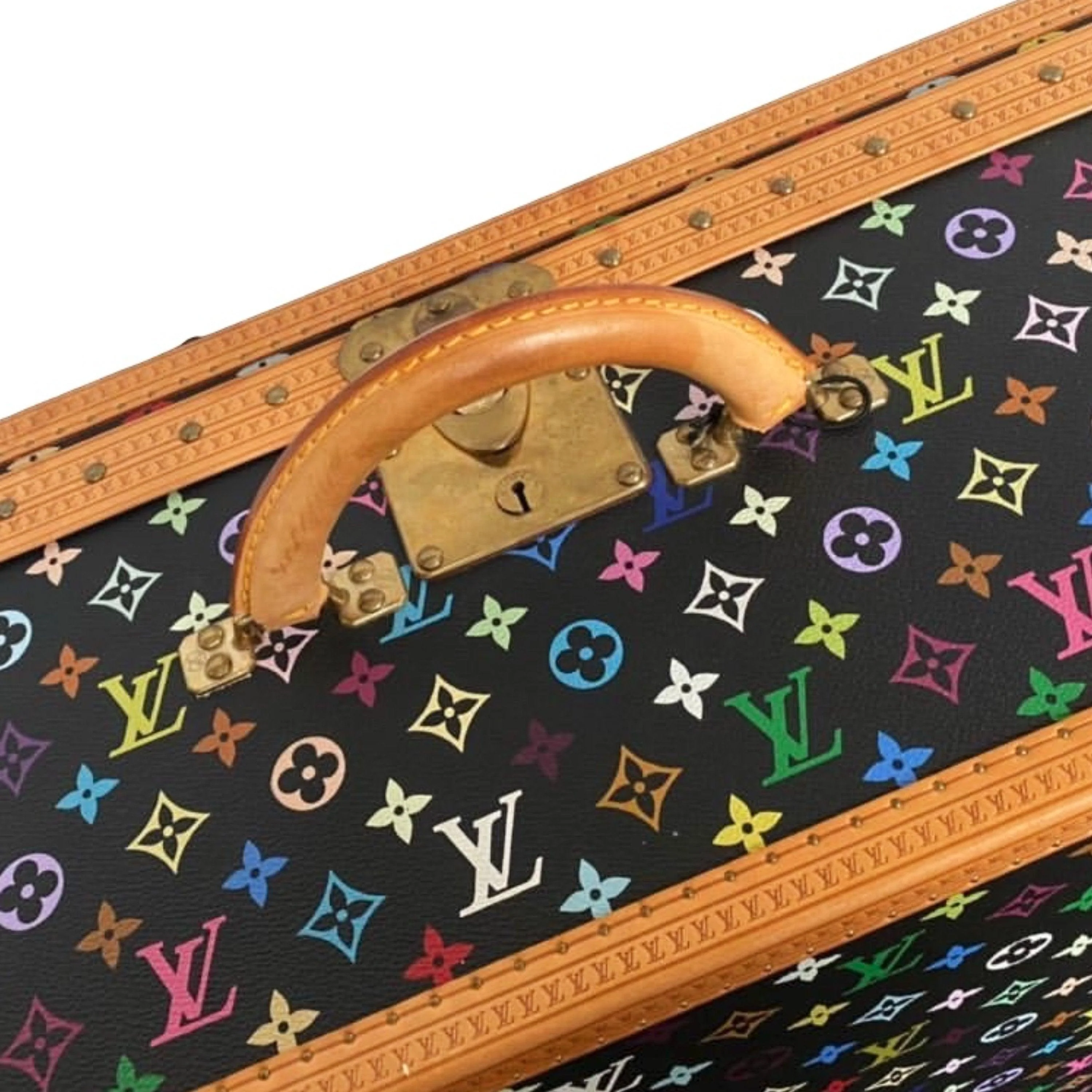 Louis Vuitton Black Murakami Monogram Suitcase - Image 3