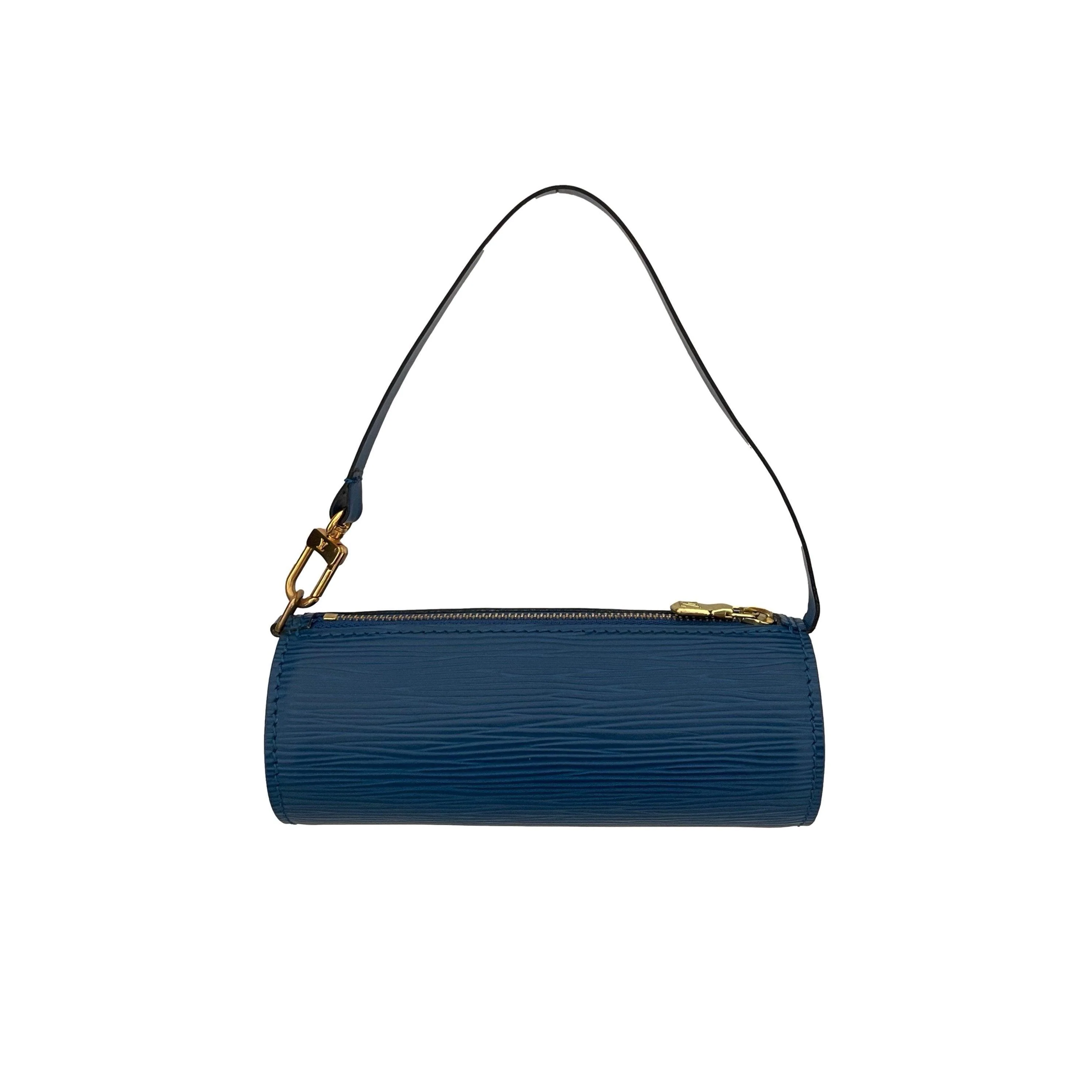 Louis Vuitton Blue Epi Micro Cylinder Bag - Image 2