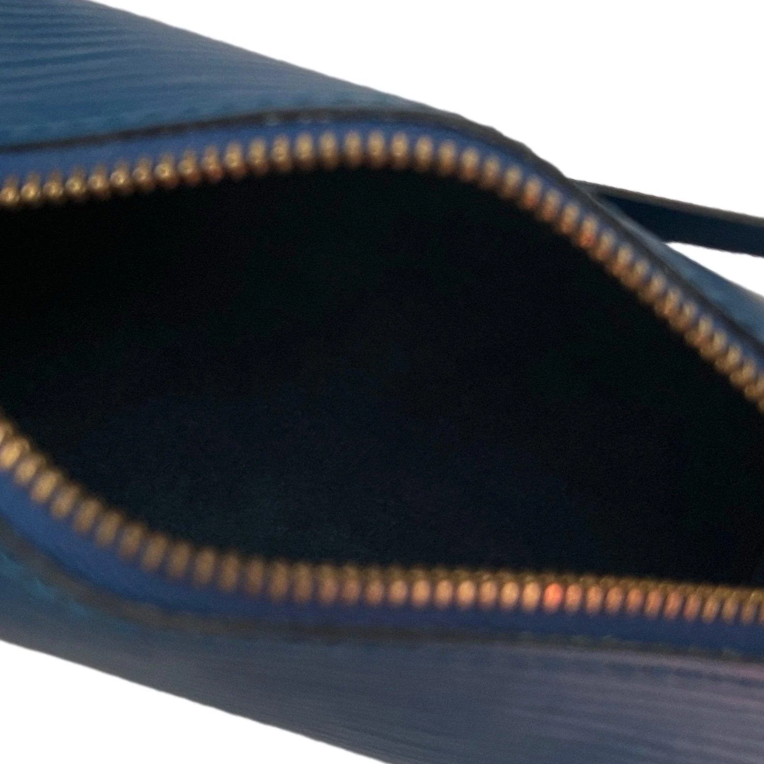 Louis Vuitton Blue Epi Micro Cylinder Bag - Image 7