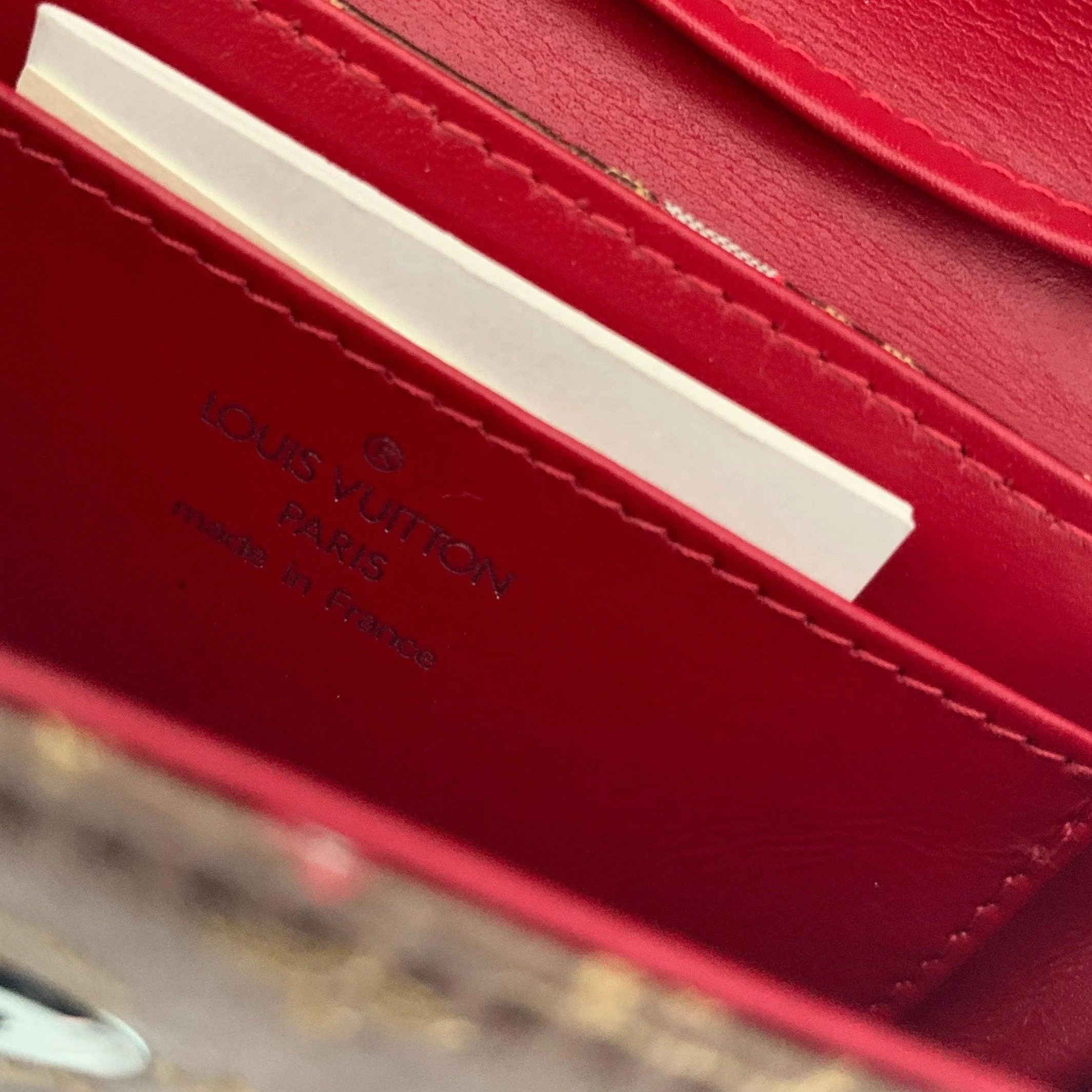 Louis Vuitton Brown Cherry Blossom Satin Mini Bag - Image 6