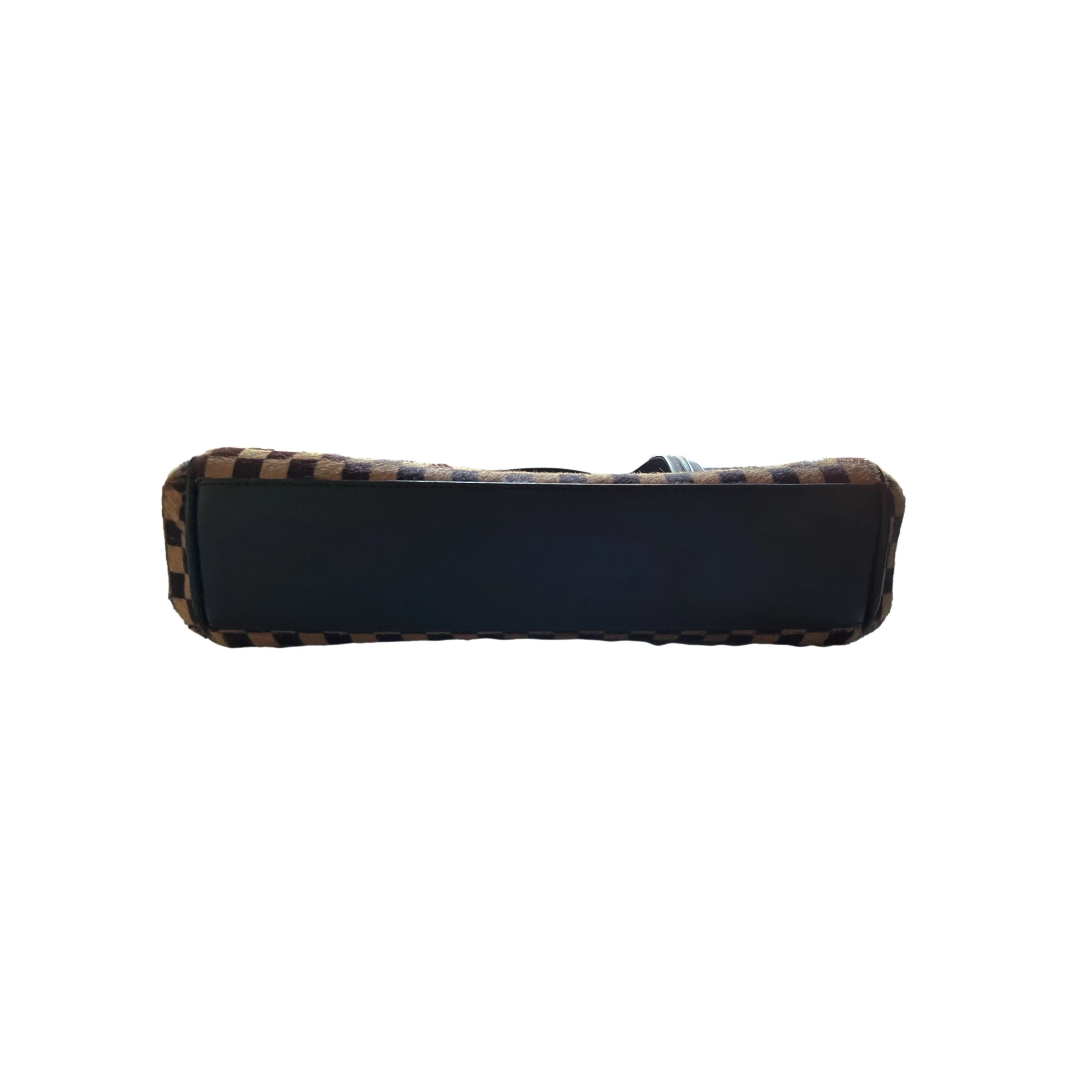 Louis Vuitton Brown Damier Calf Hair Top Handle Bag - Image 3