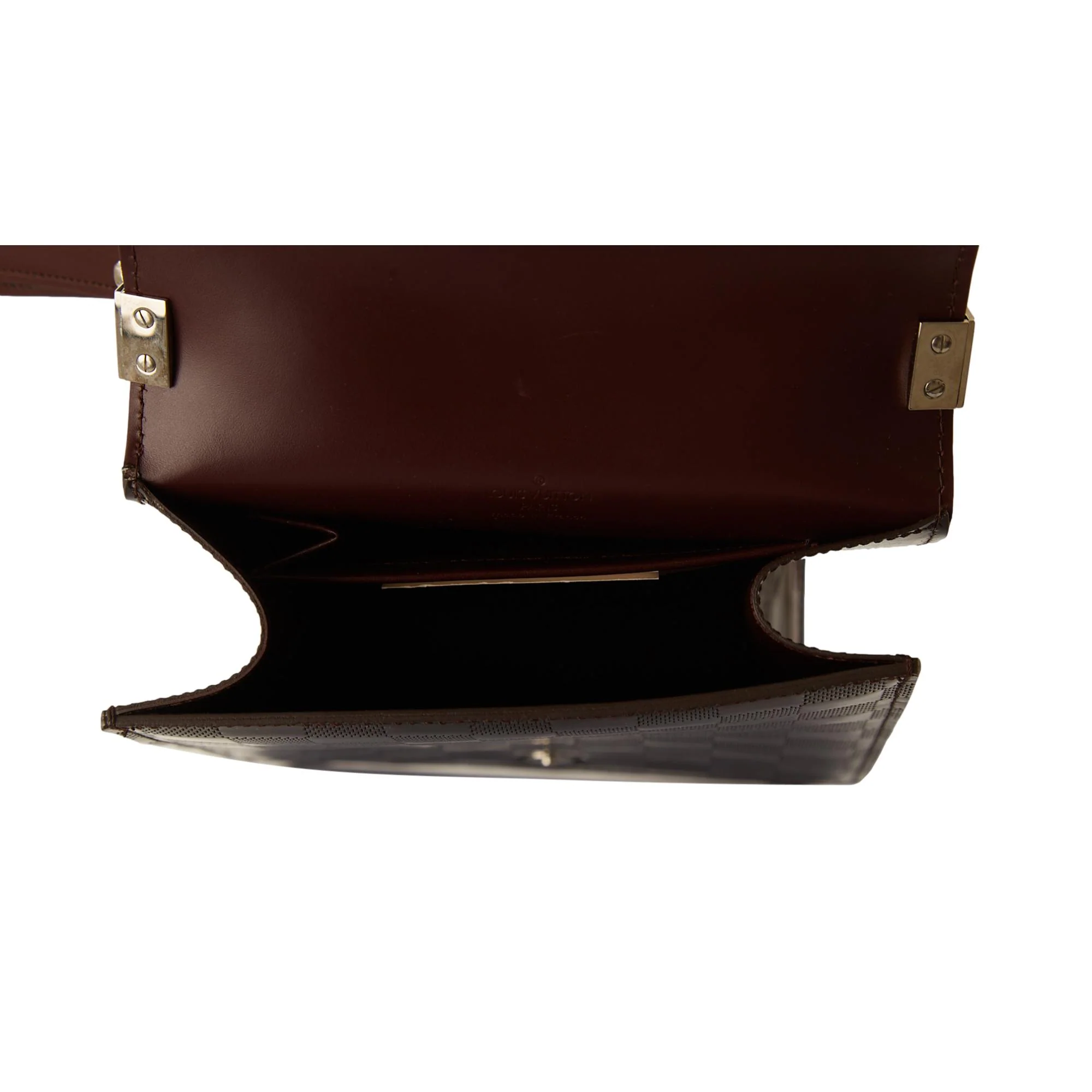 Louis Vuitton Brown Damier Vernis Shoulder Bag - Image 4