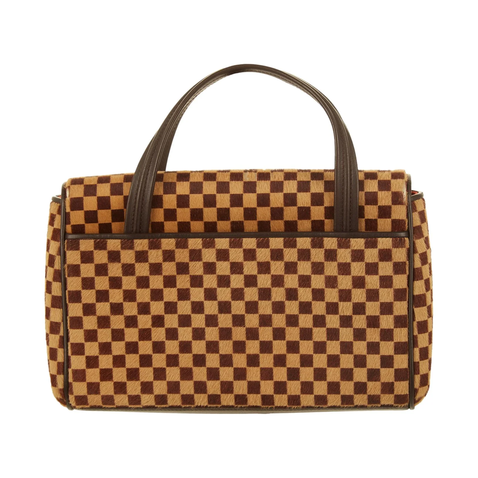 Louis Vuitton Brown Damier Top Handle Bag - Image 2