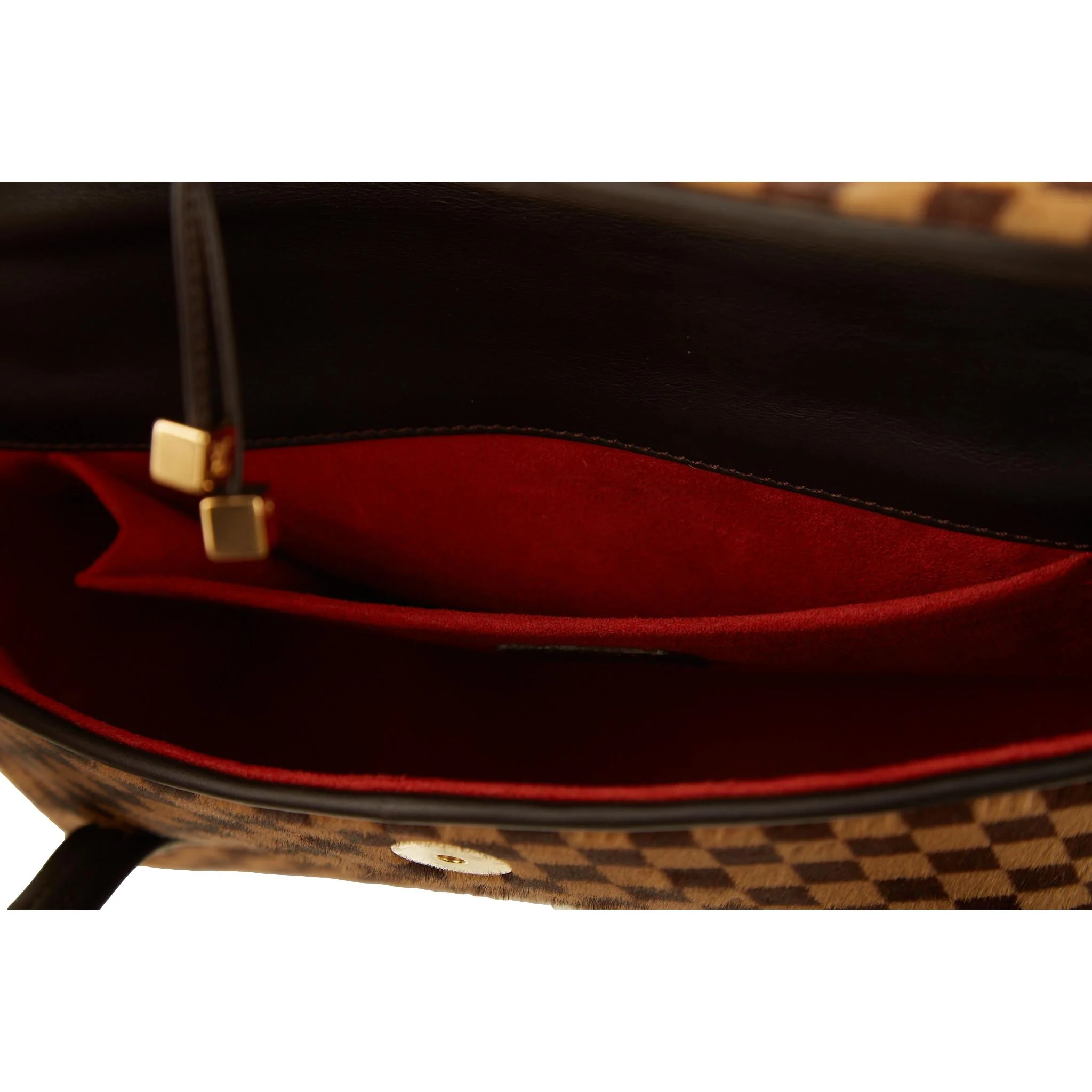 Louis Vuitton Brown Damier Top Handle Bag - Image 4