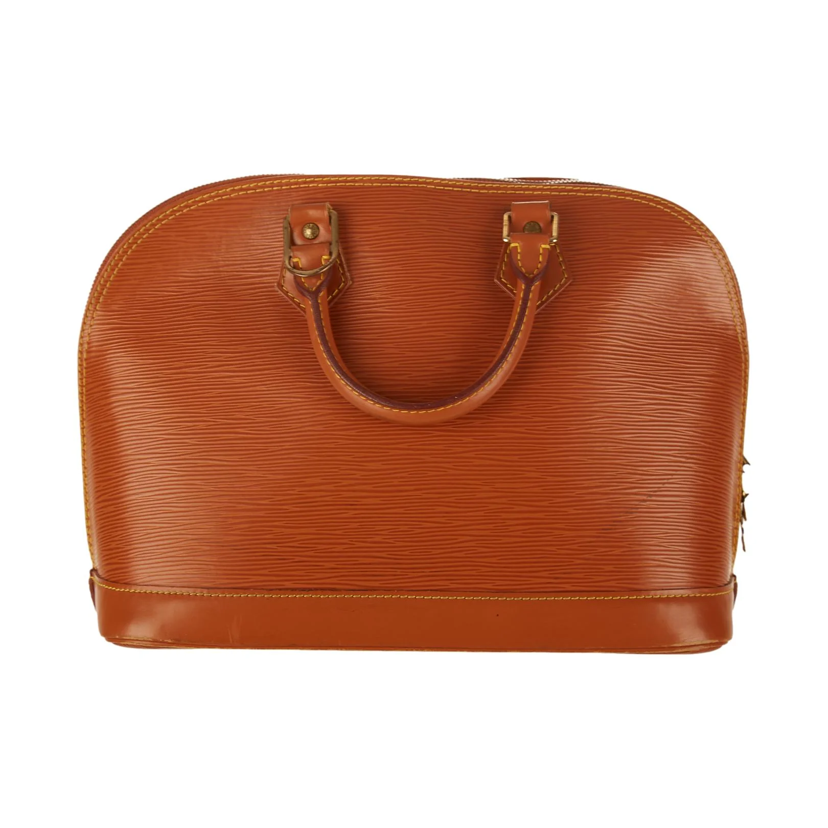 Louis Vuitton Brown Epi Top Handle Bag - Image 2