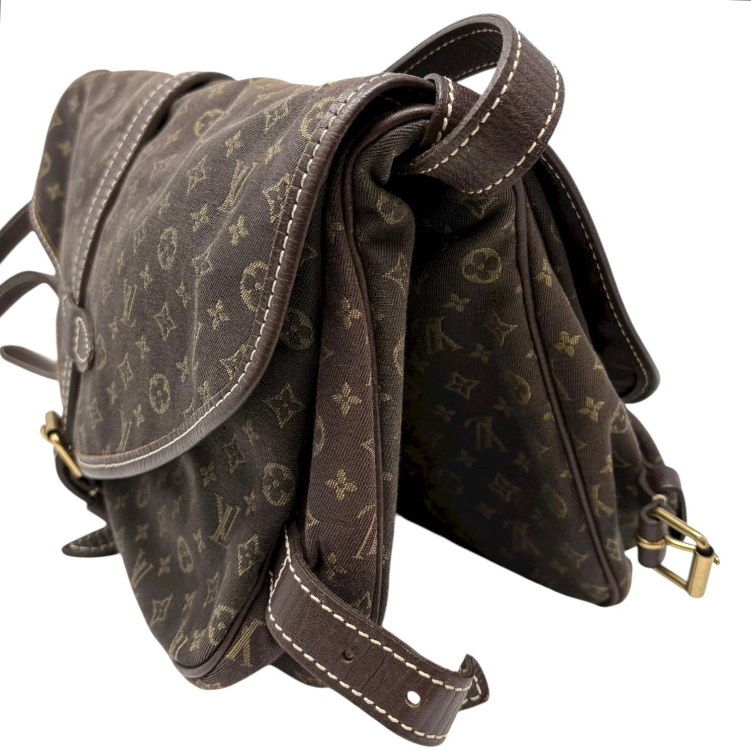 Louis Vuitton Brown Messenger Bag - Image 3