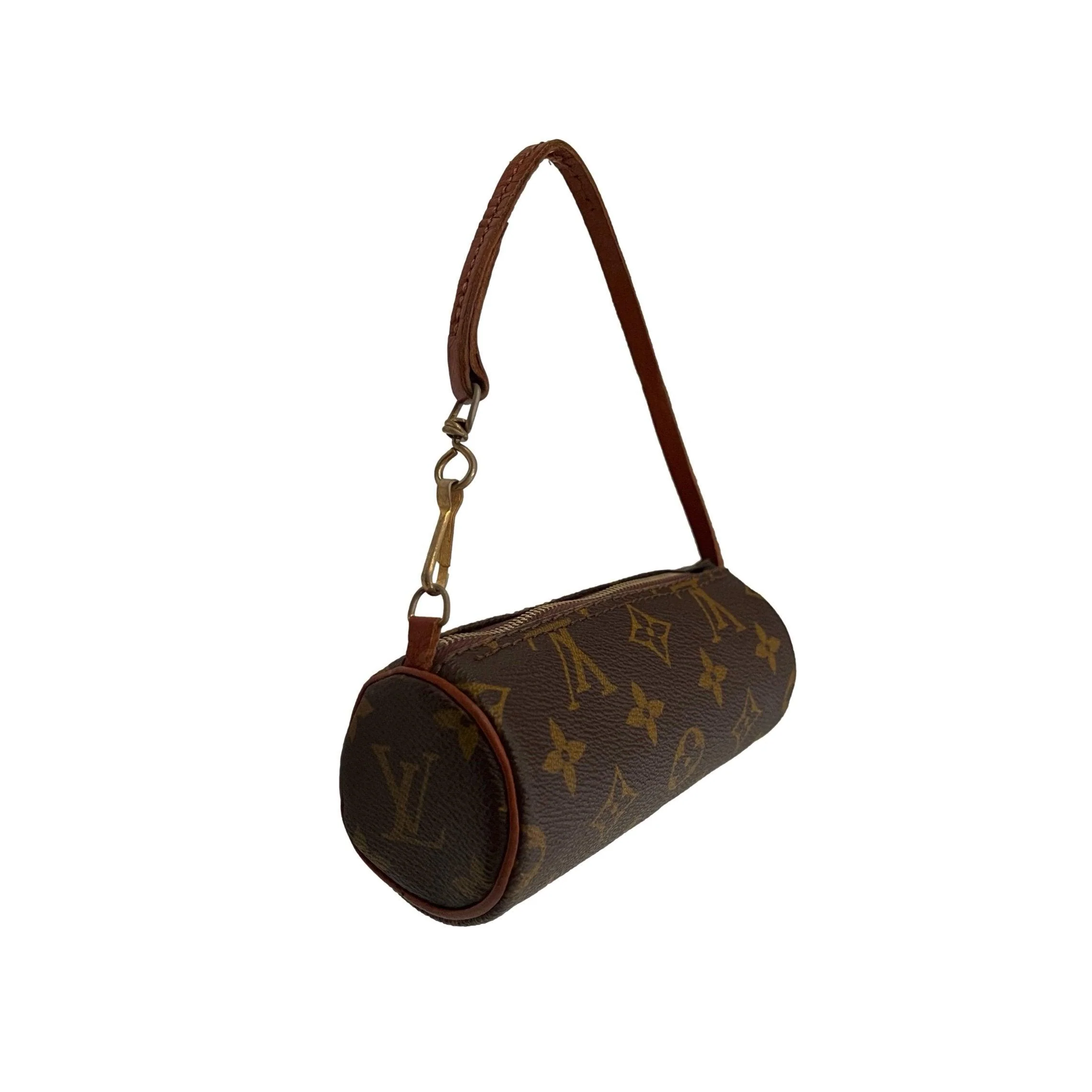 Louis Vuitton Brown Monogram Micro Cylinder Bag - Image 3
