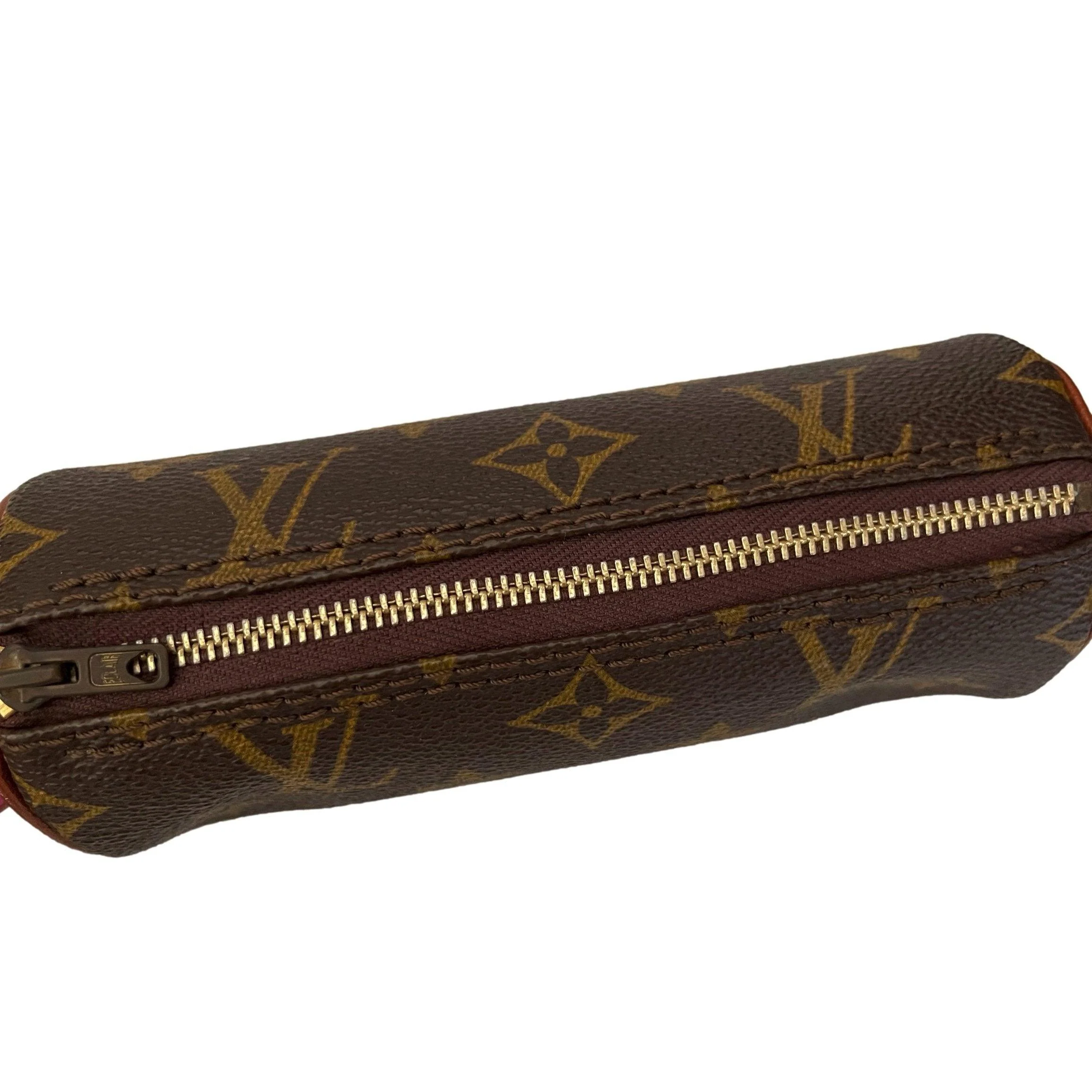 Louis Vuitton Brown Monogram Micro Cylinder Bag - Image 5